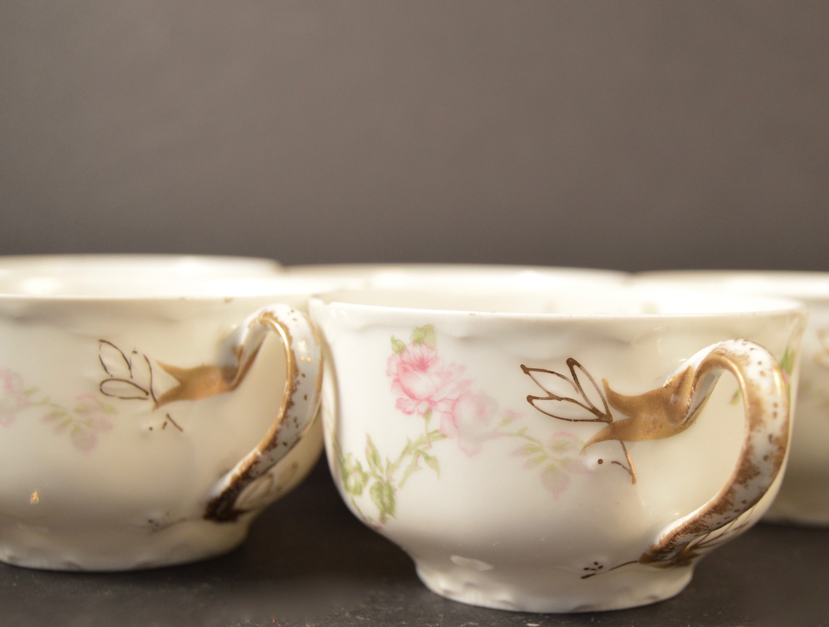 Antique Haviland Limoges Pink Rose Pattern China Collection