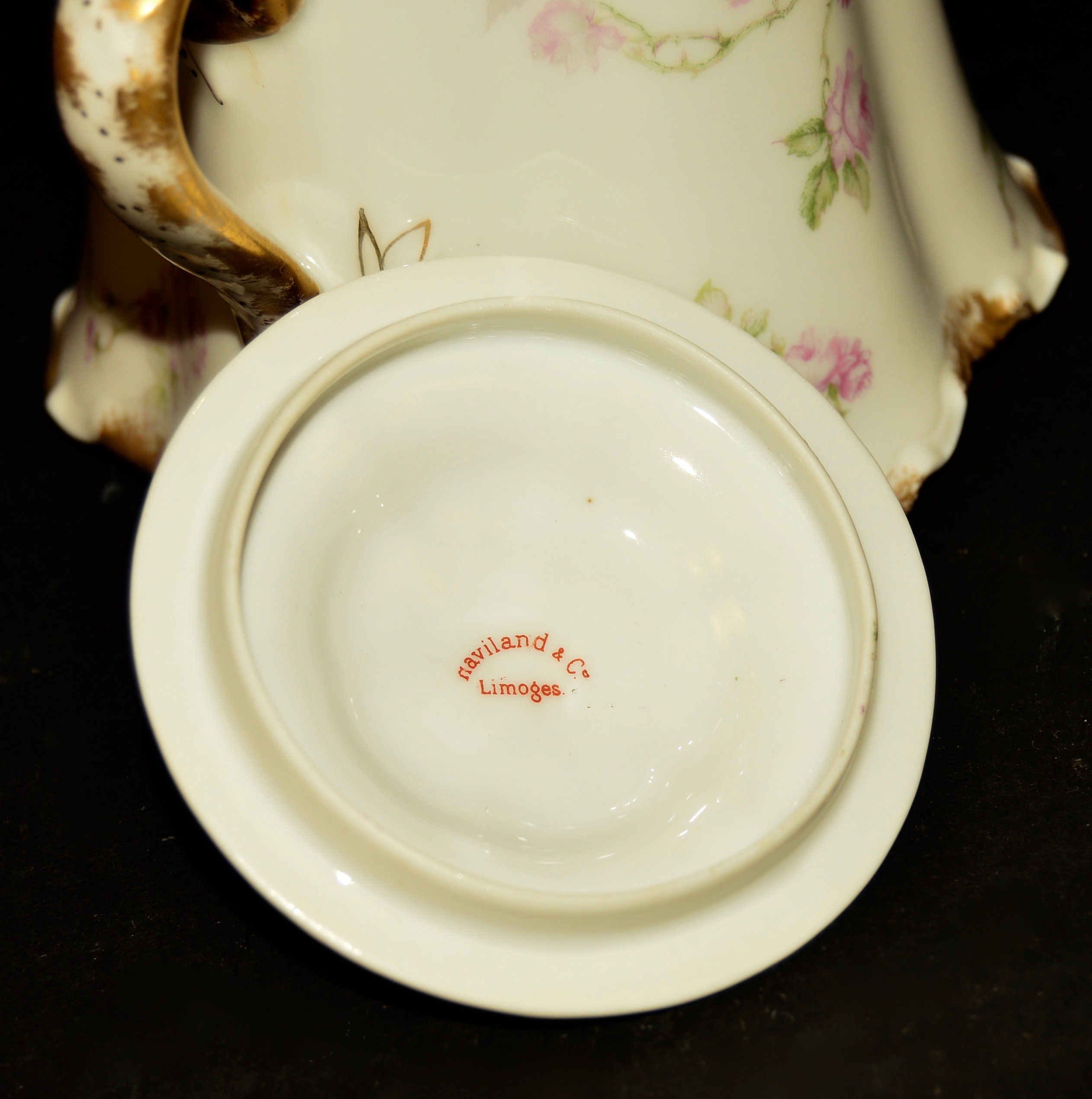 Antique Haviland Limoges Pink Rose Pattern China Collection