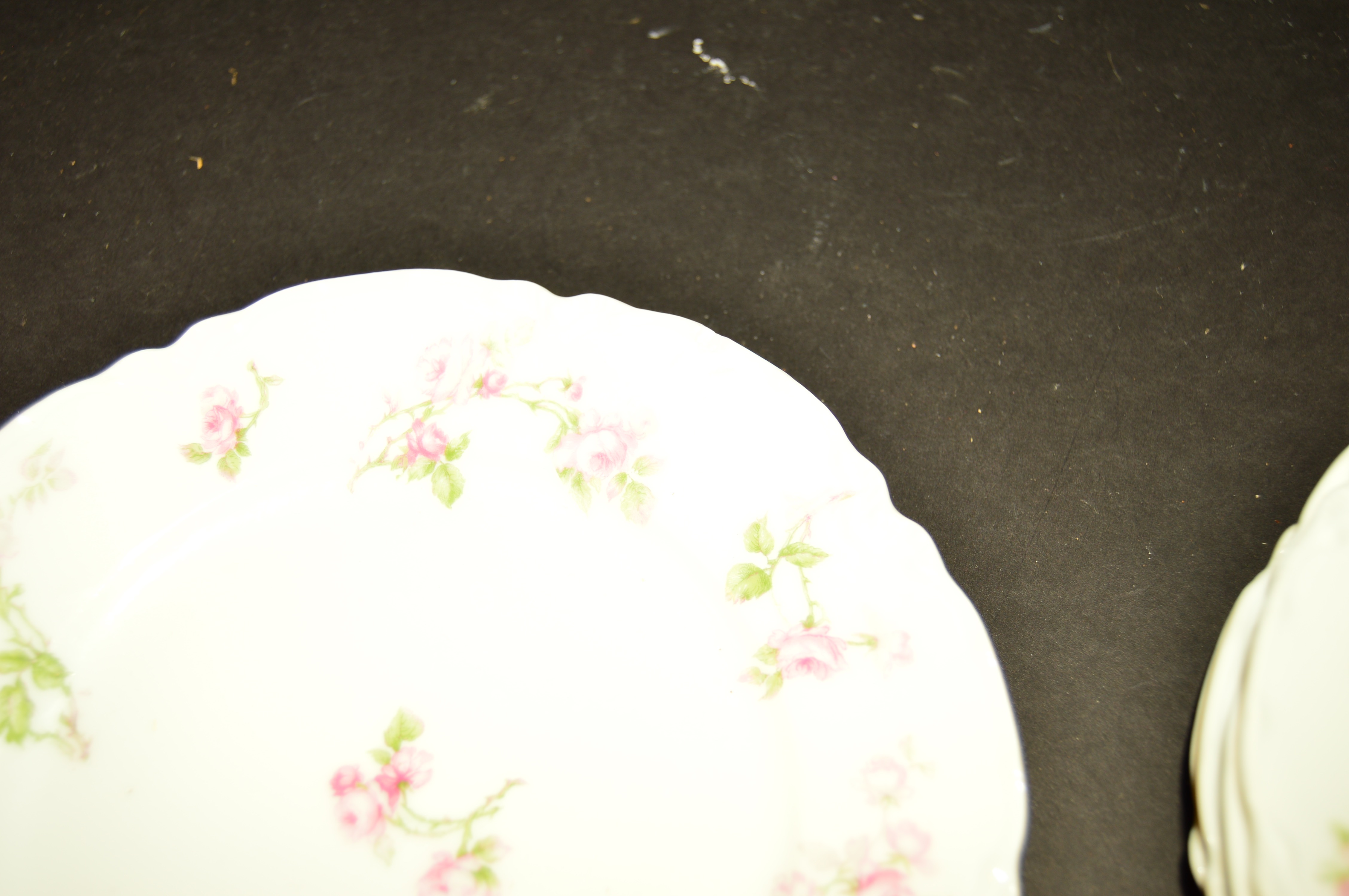 Antique Haviland Limoges Pink Rose Pattern China Collection