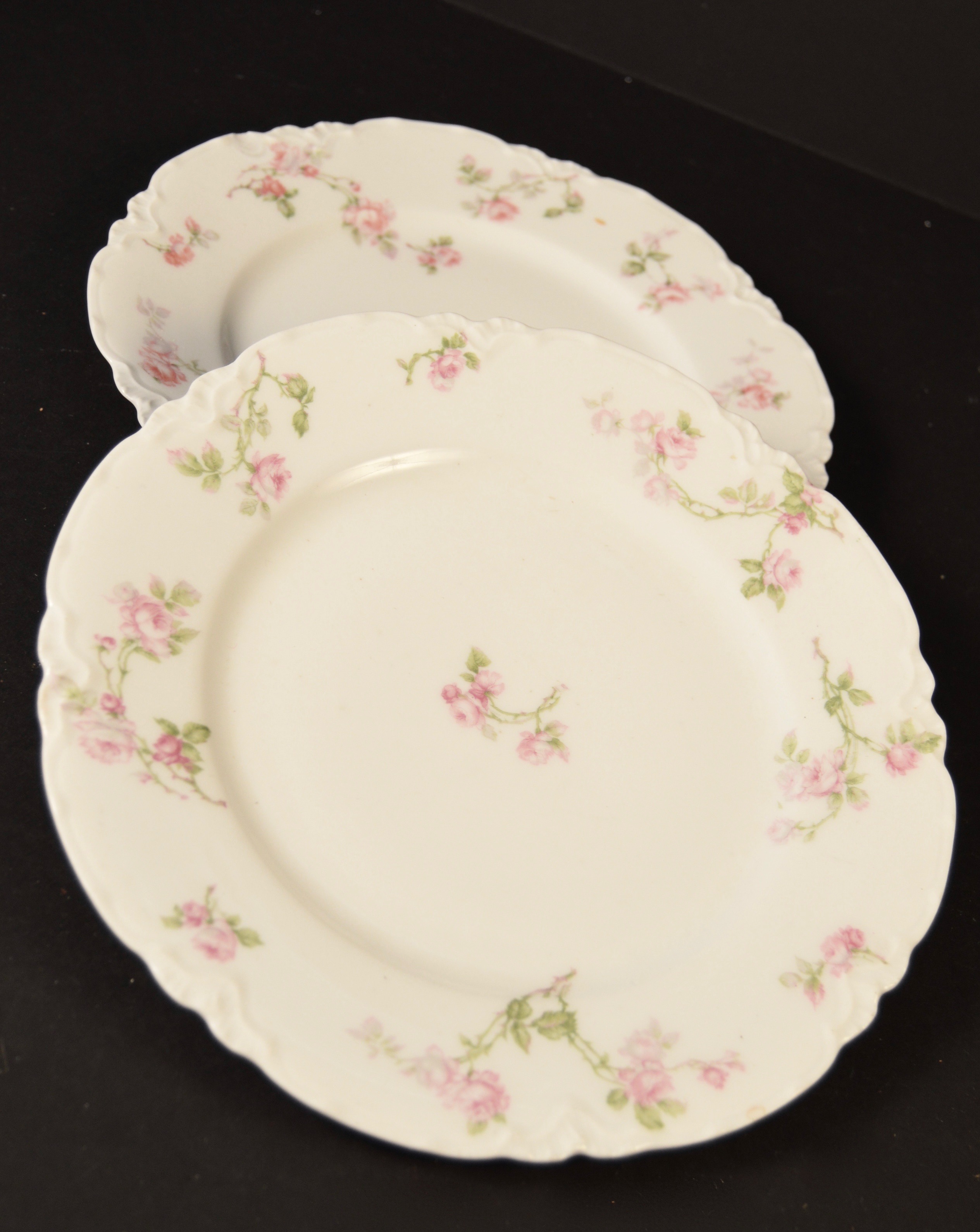 Antique Haviland Limoges Pink Rose Pattern China Collection