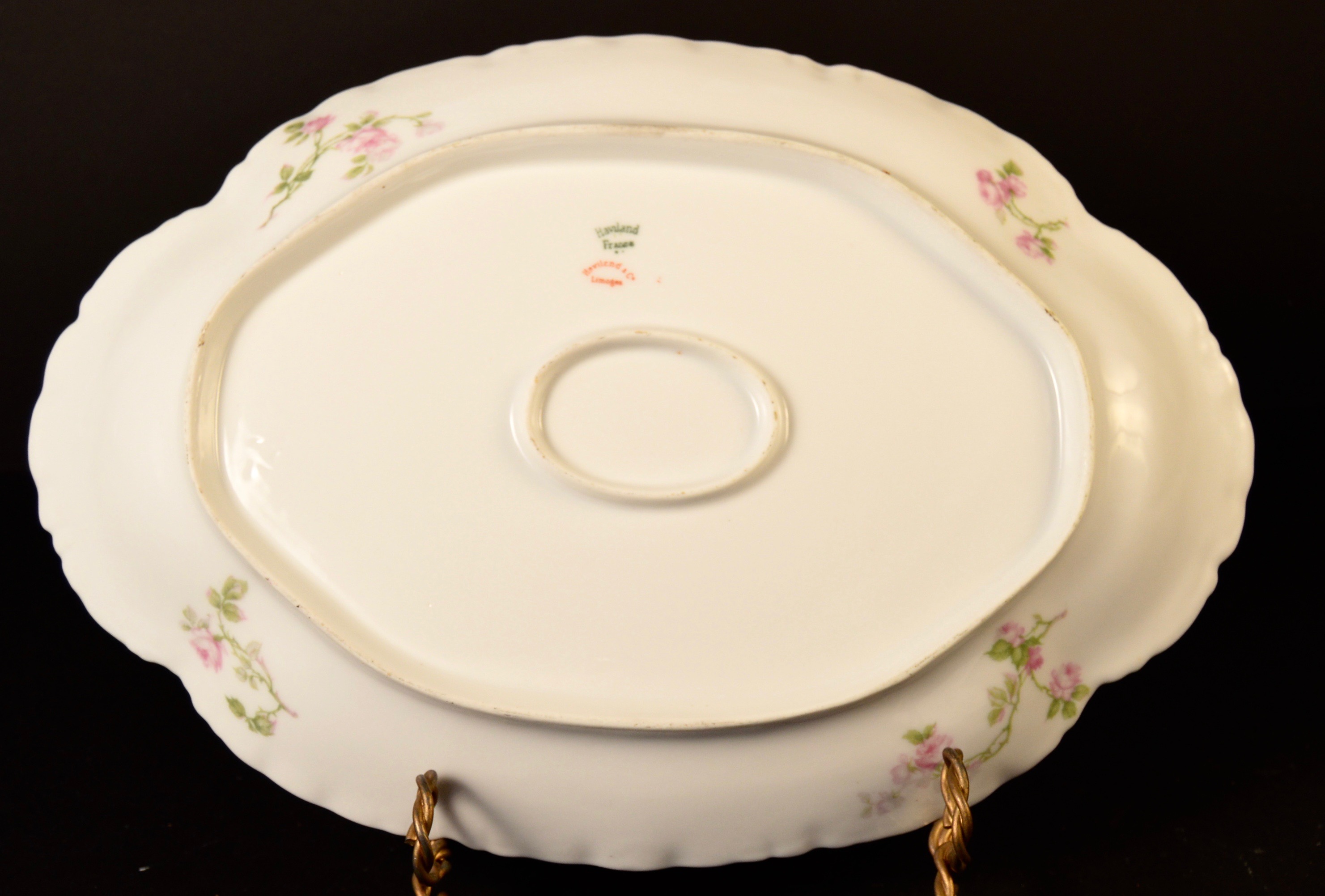 Antique Haviland Limoges Pink Rose Pattern China Collection
