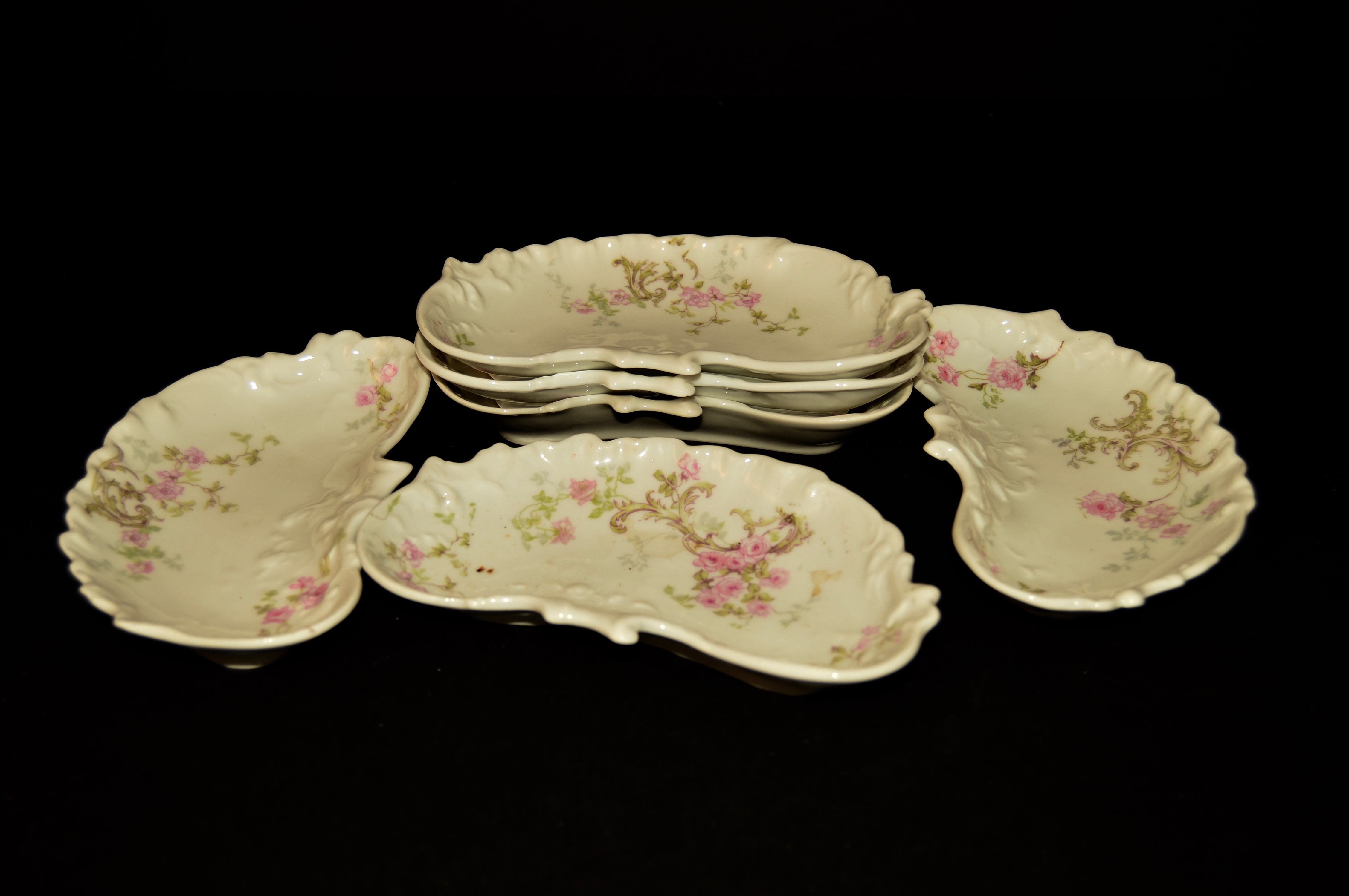 Large Mixed Grouping of Haviland Limoges Dinnerware