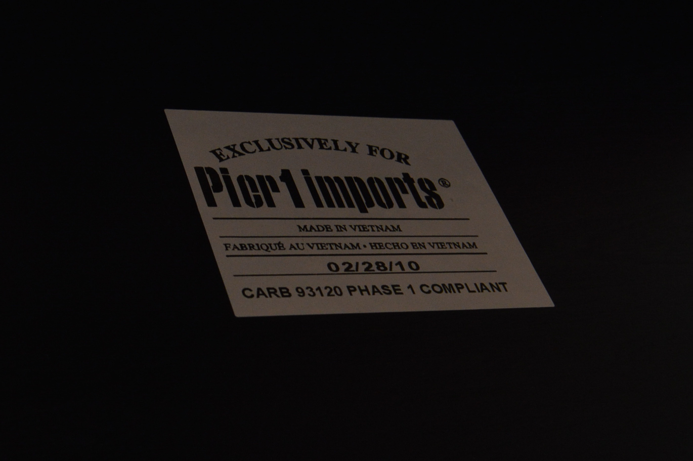 Pier 1 Round Dining Table