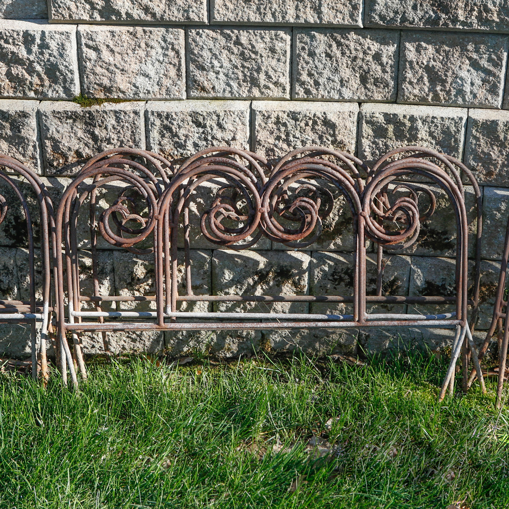 Wrought Iron Garden Border Fence
