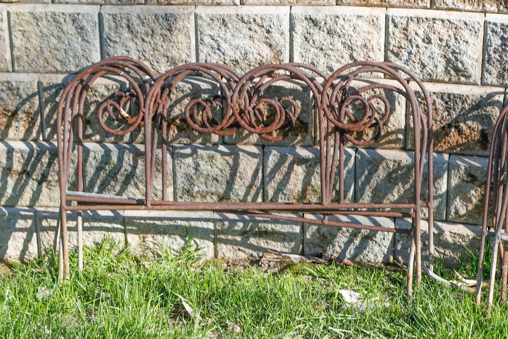 Wrought Iron Garden Border Fence
