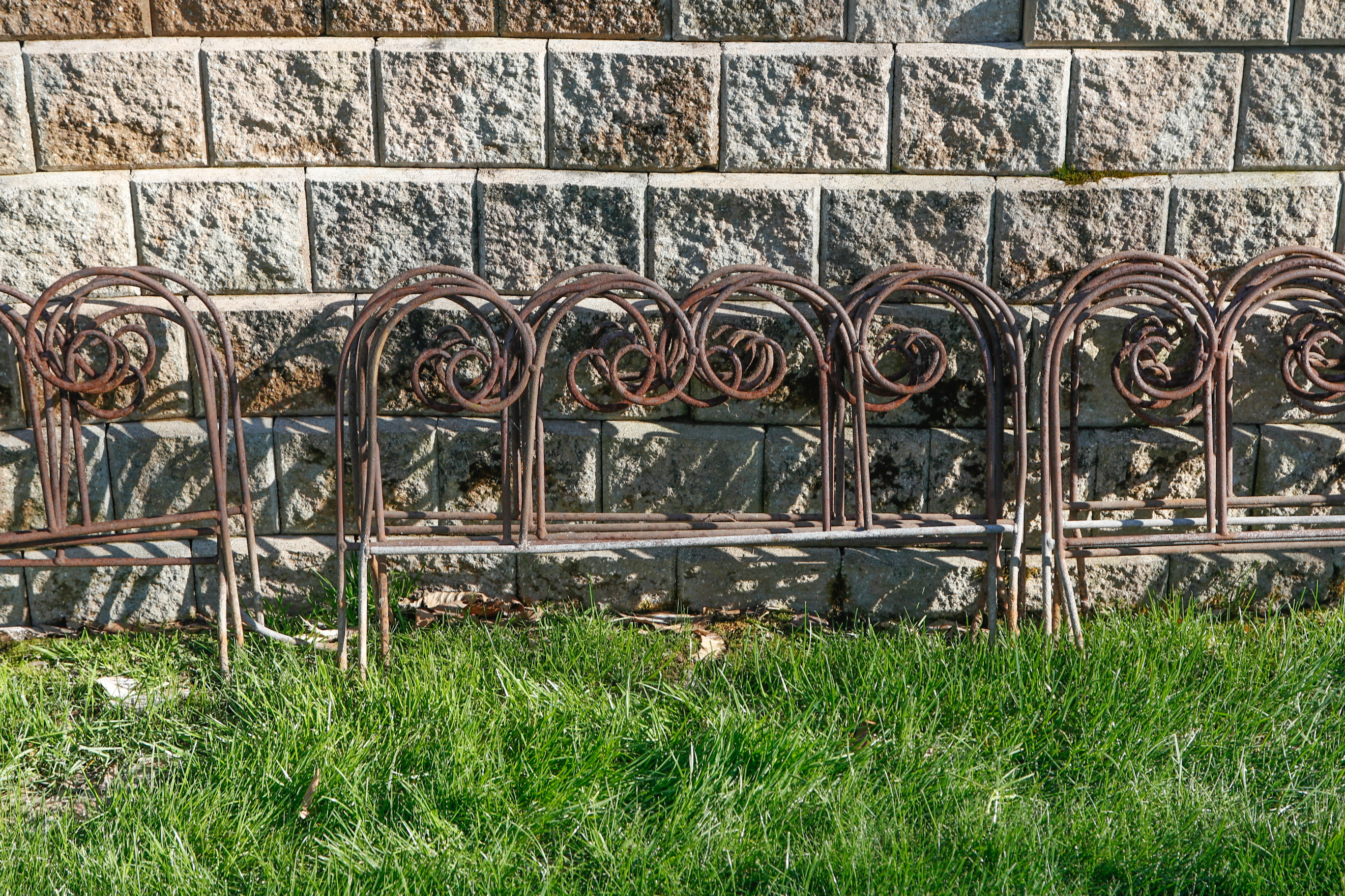 Wrought Iron Garden Border Fence