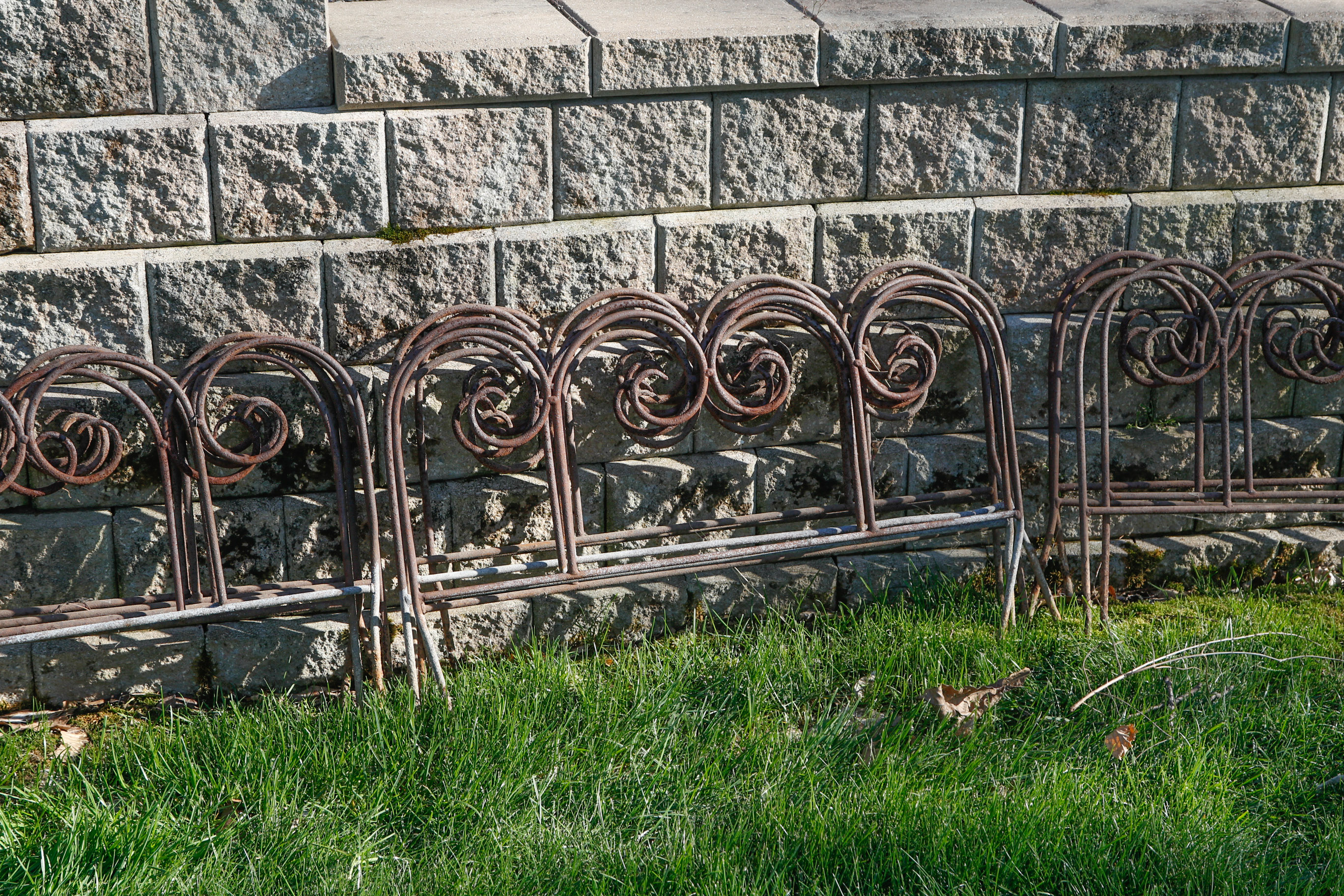 Wrought Iron Garden Border Fence
