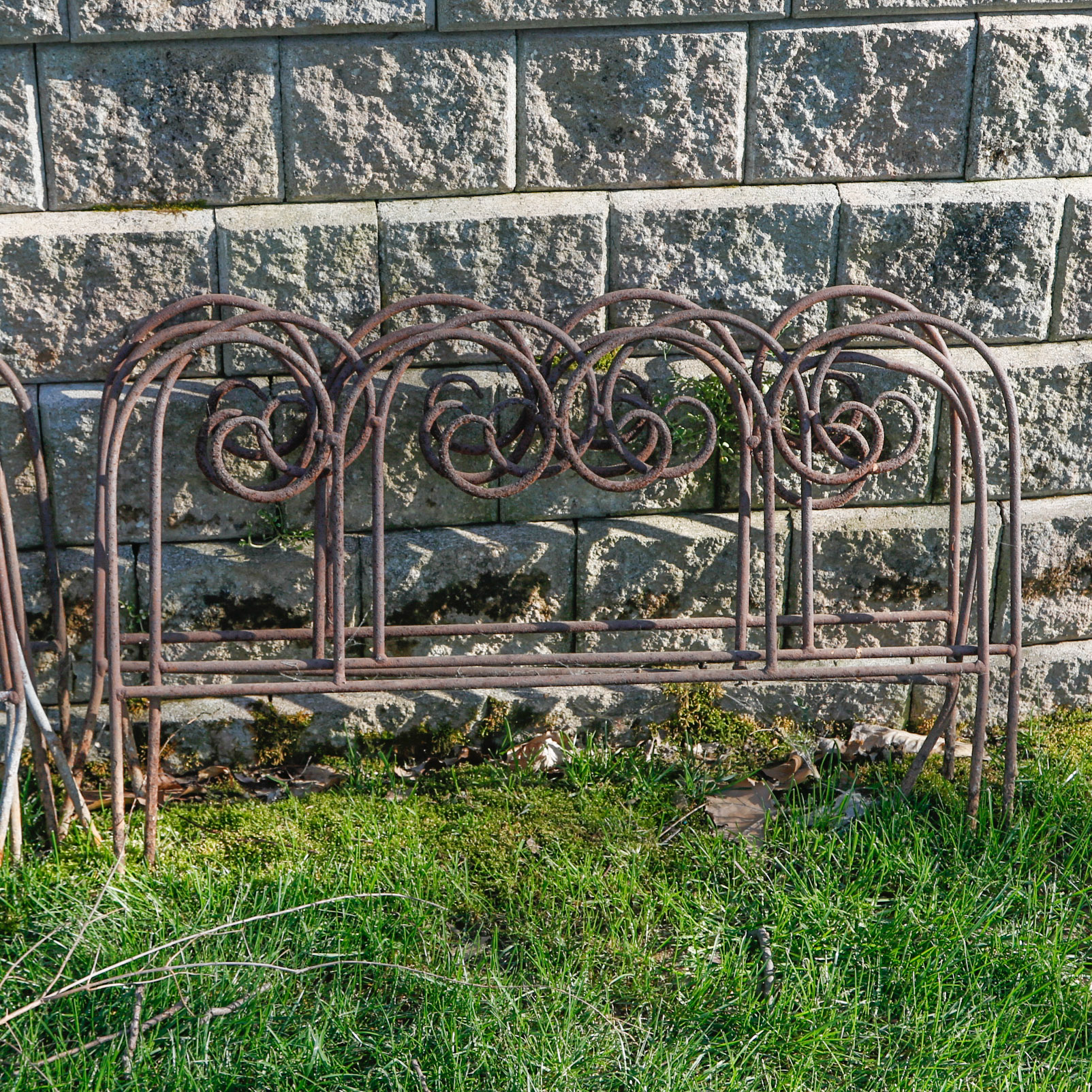 Wrought Iron Garden Border Fence