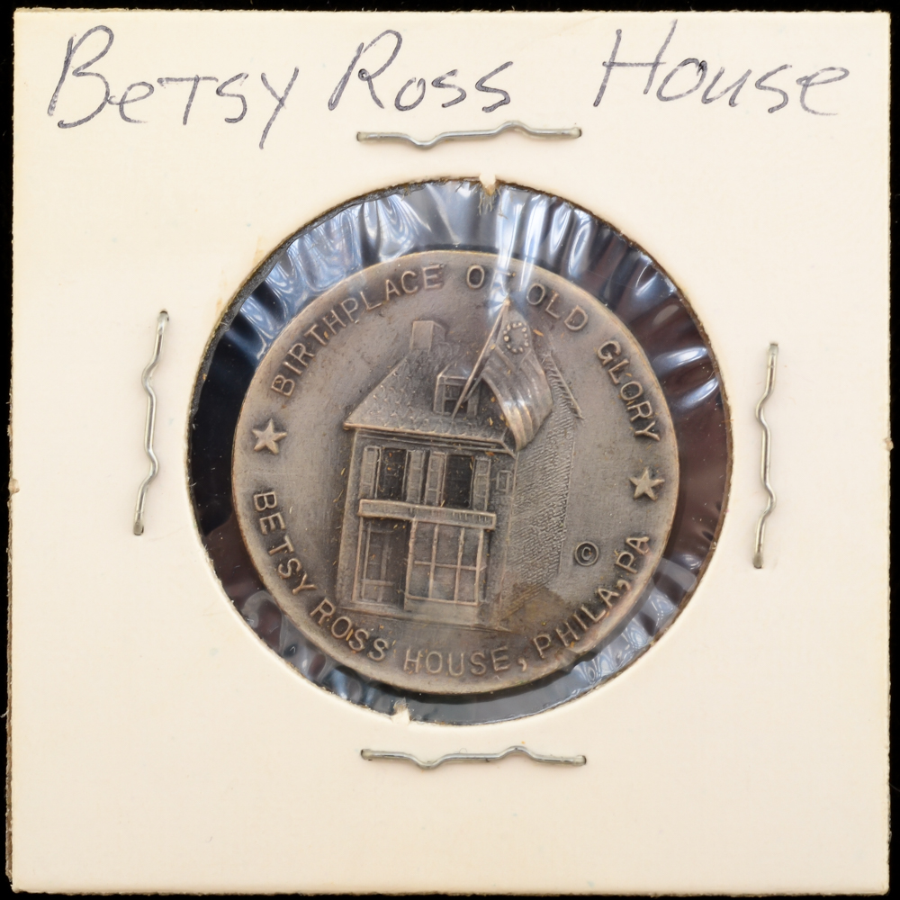 Betsy Ross House Souvenir Silver Medal