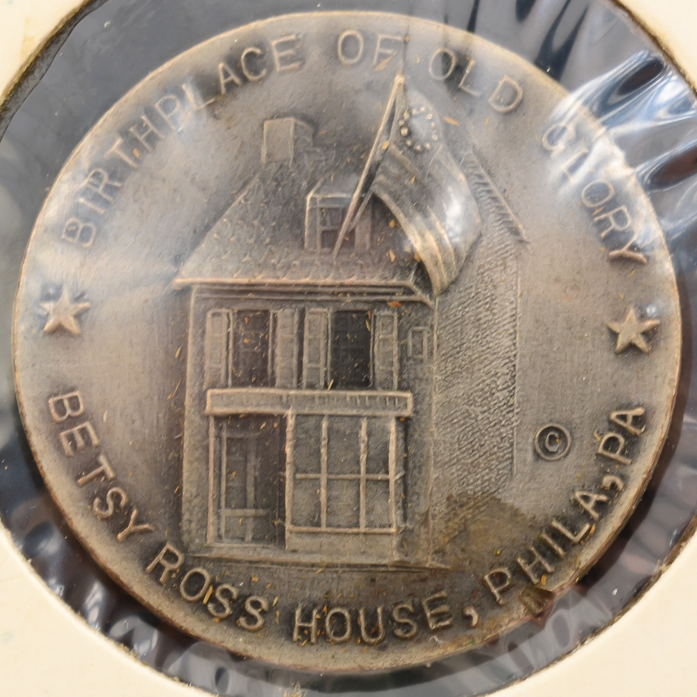 Betsy Ross House Souvenir Silver Medal