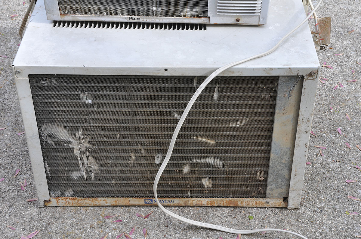 Pair of Window Air Conditioning Units by Kenmore and Maytag