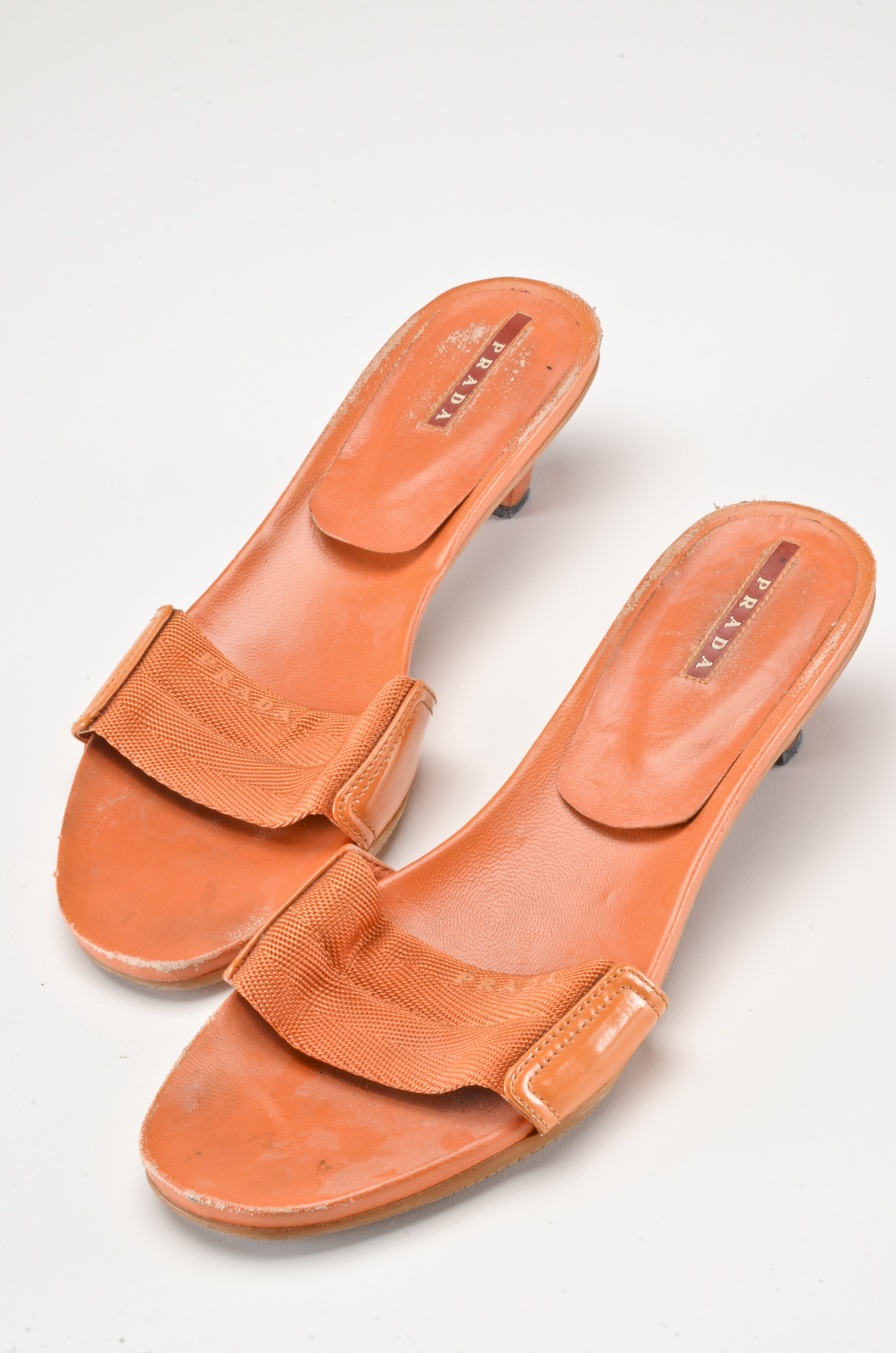 Two Pair of Women's Prada Designer Kitten Heels