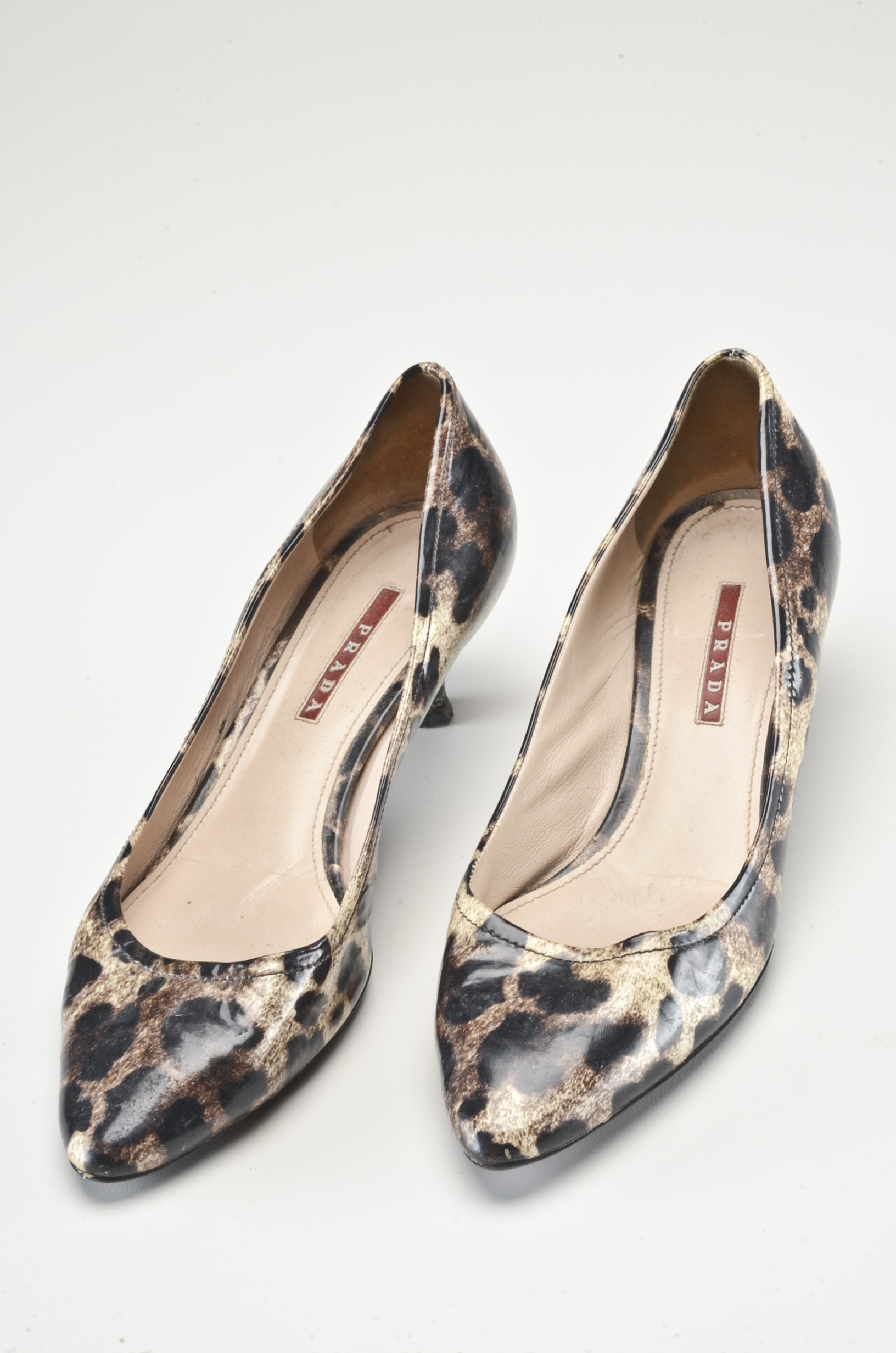 Two Pair of Women's Prada Designer Kitten Heels