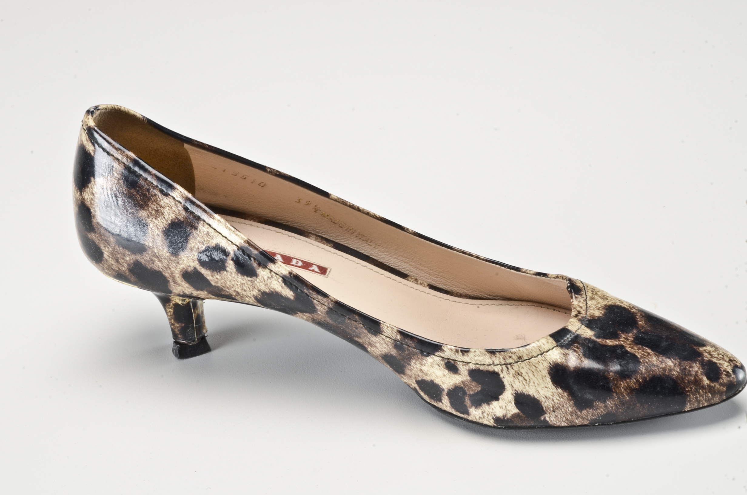 Two Pair of Women's Prada Designer Kitten Heels