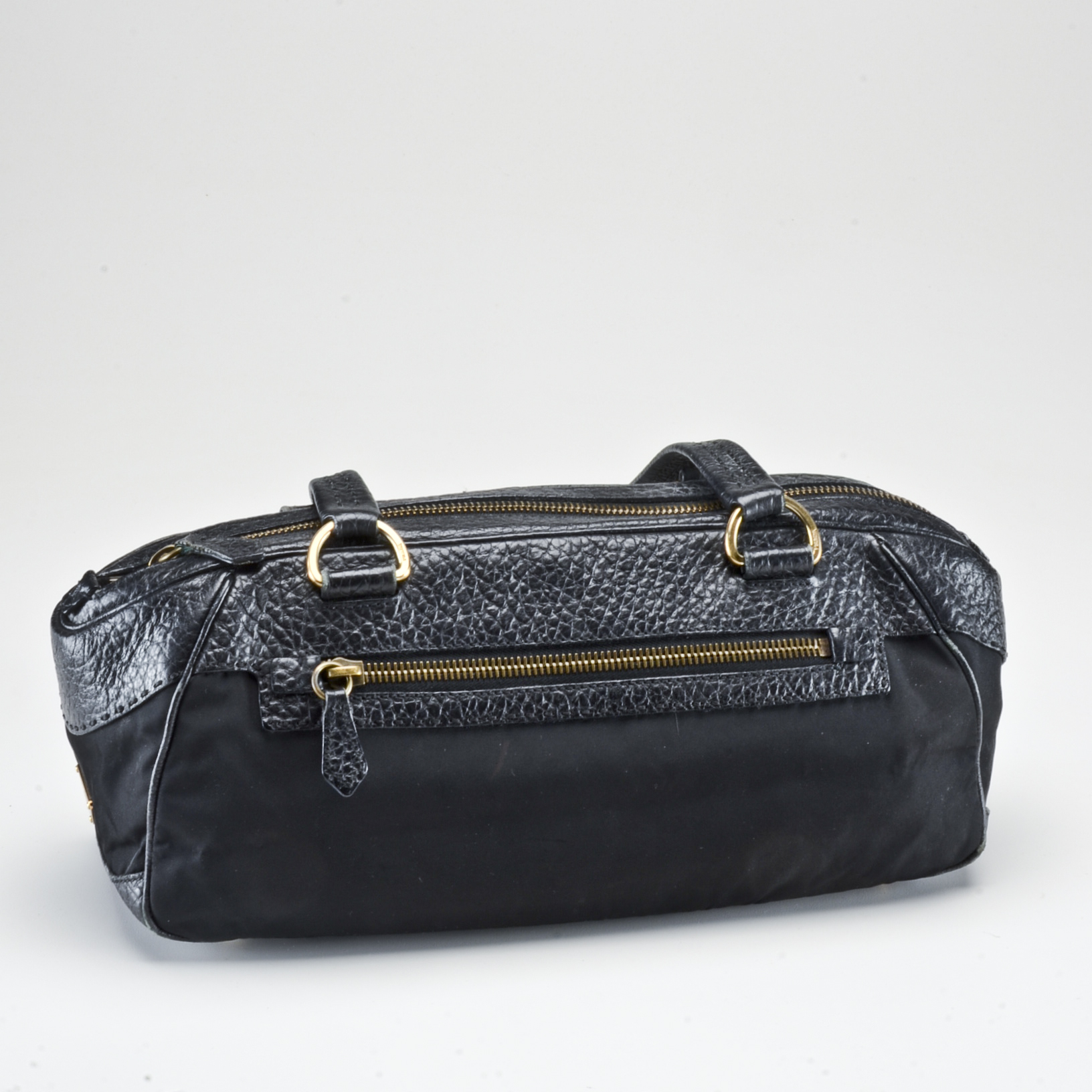 Prada Nylon and Leather Bag