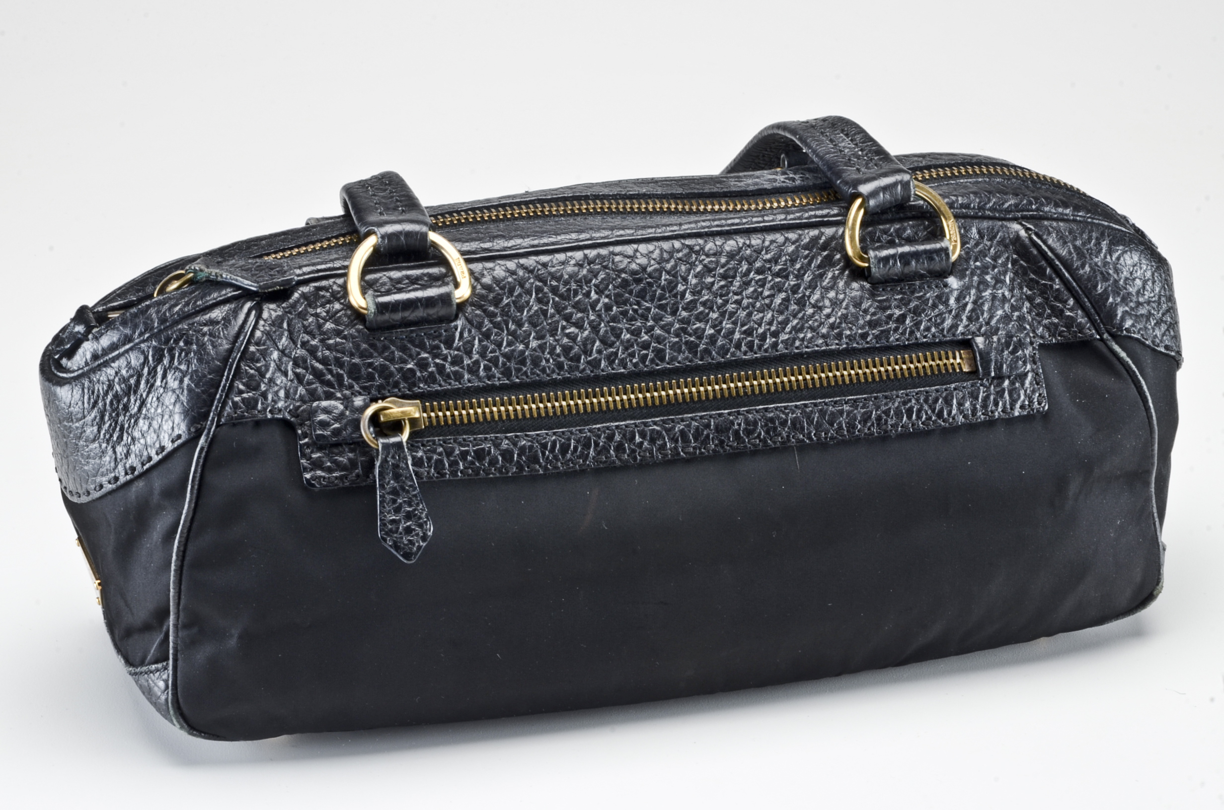 Prada Nylon and Leather Bag