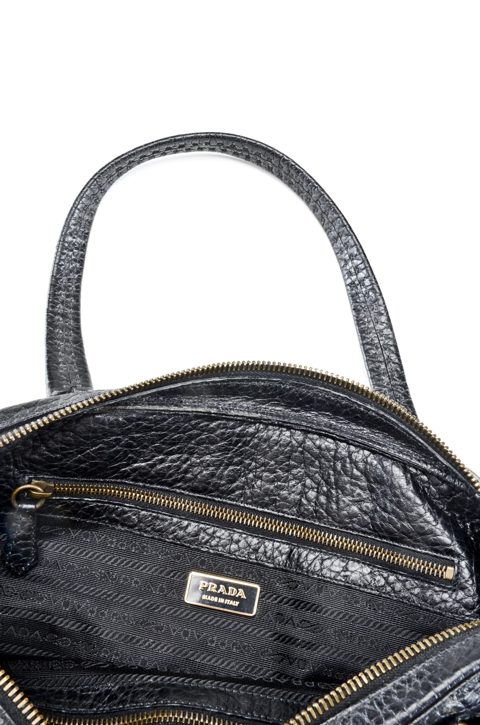 Prada Nylon and Leather Bag