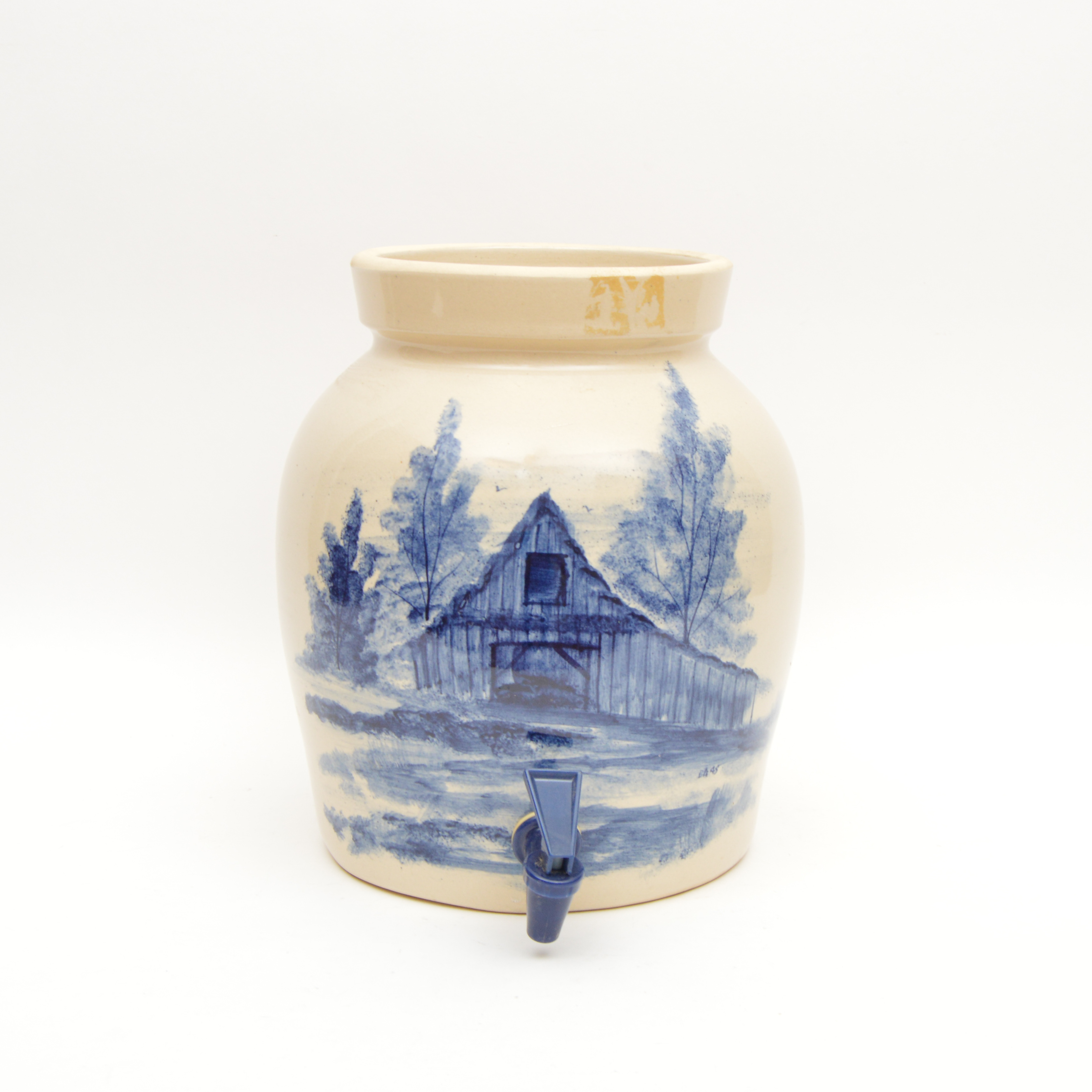 Paul Storie Pottery Water Cooler Blue Delft Barn Design