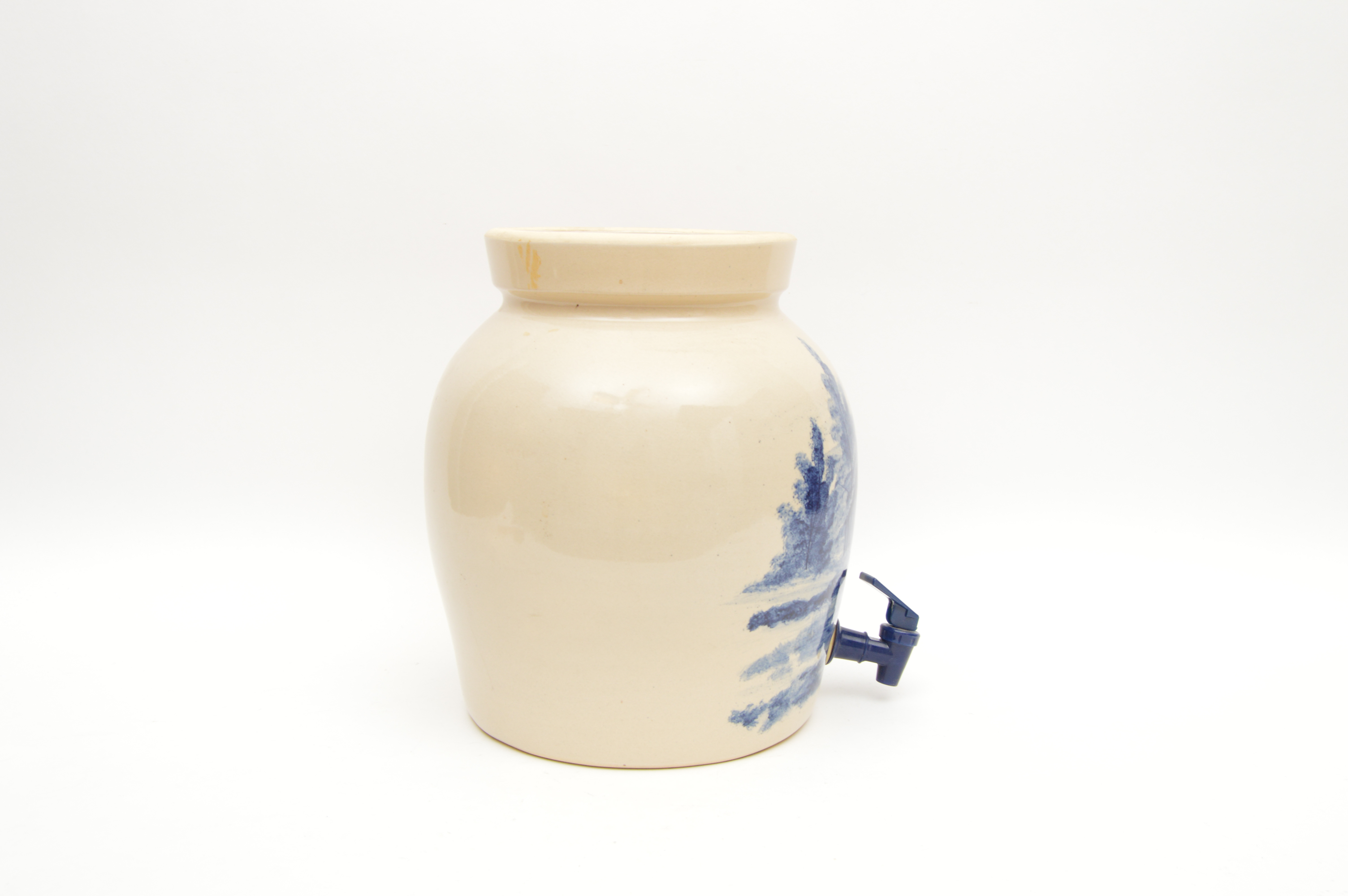 Paul Storie Pottery Water Cooler Blue Delft Barn Design