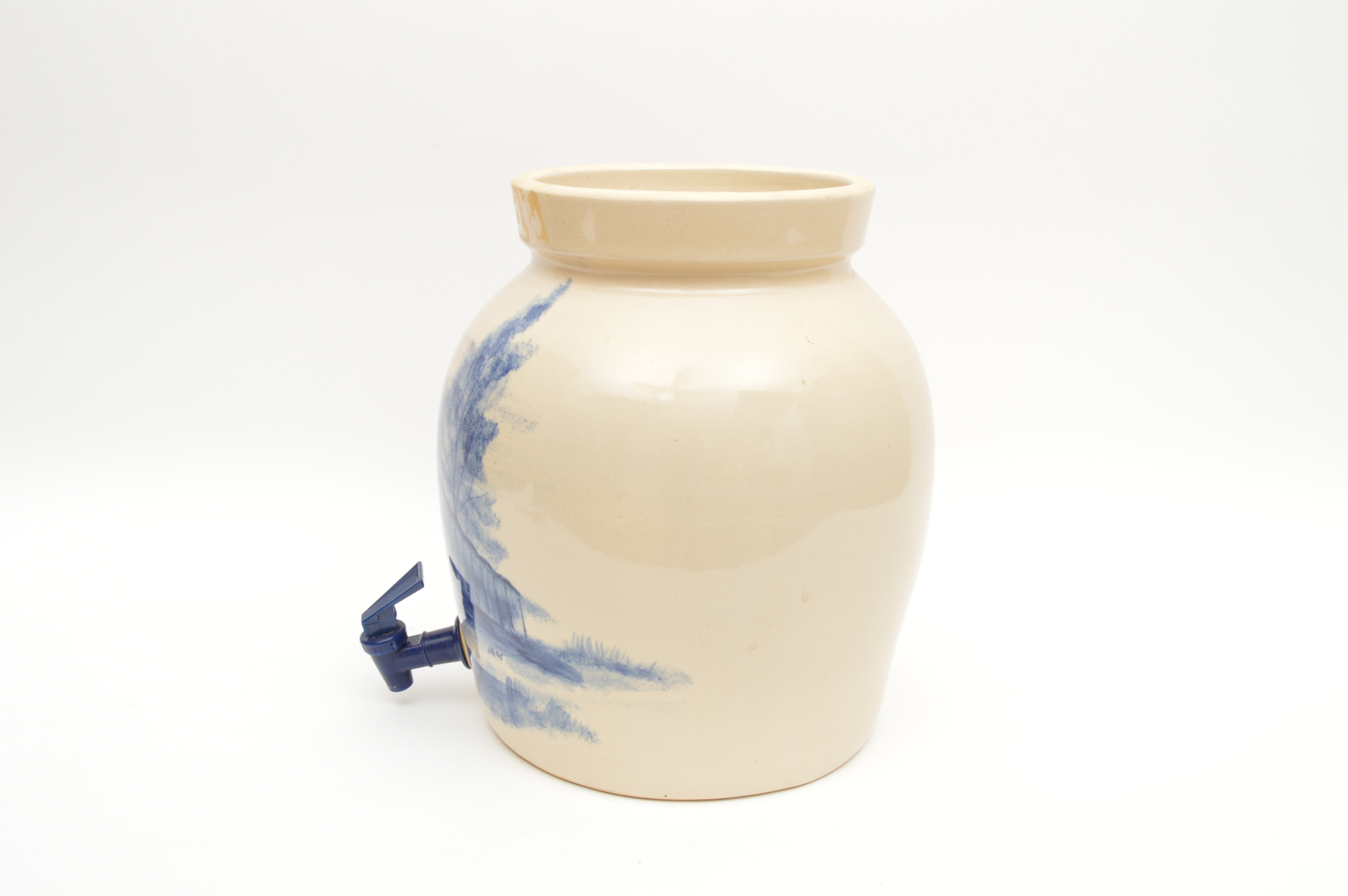 Paul Storie Pottery Water Cooler Blue Delft Barn Design
