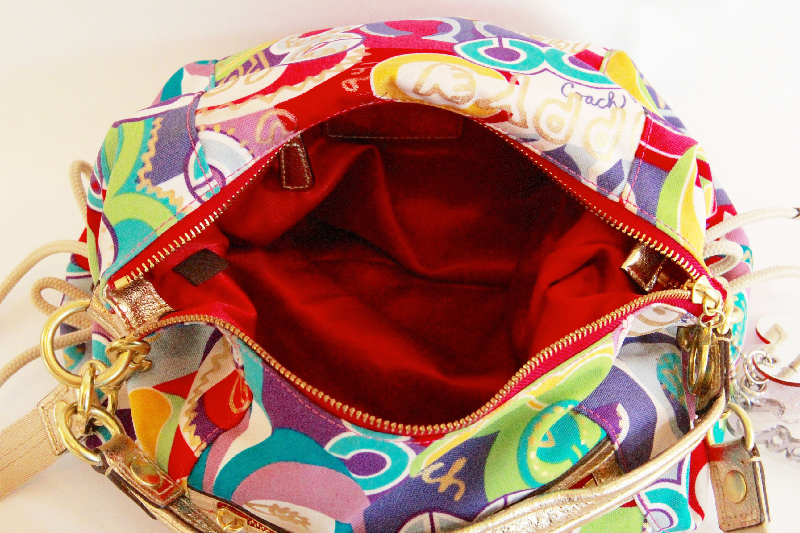 Coach Poppy Graffiti Purse