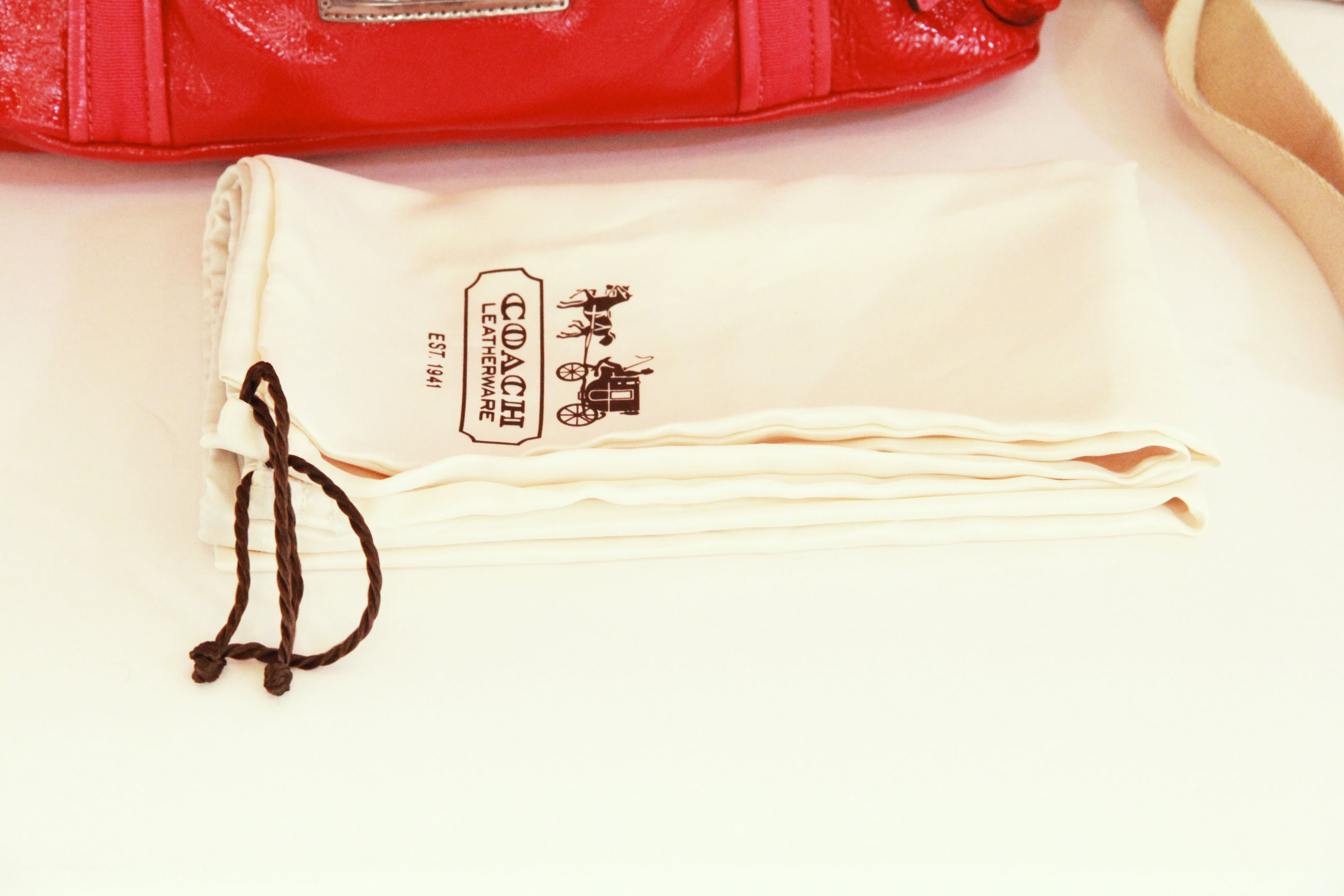 Selection of Coach Poppy Handbags