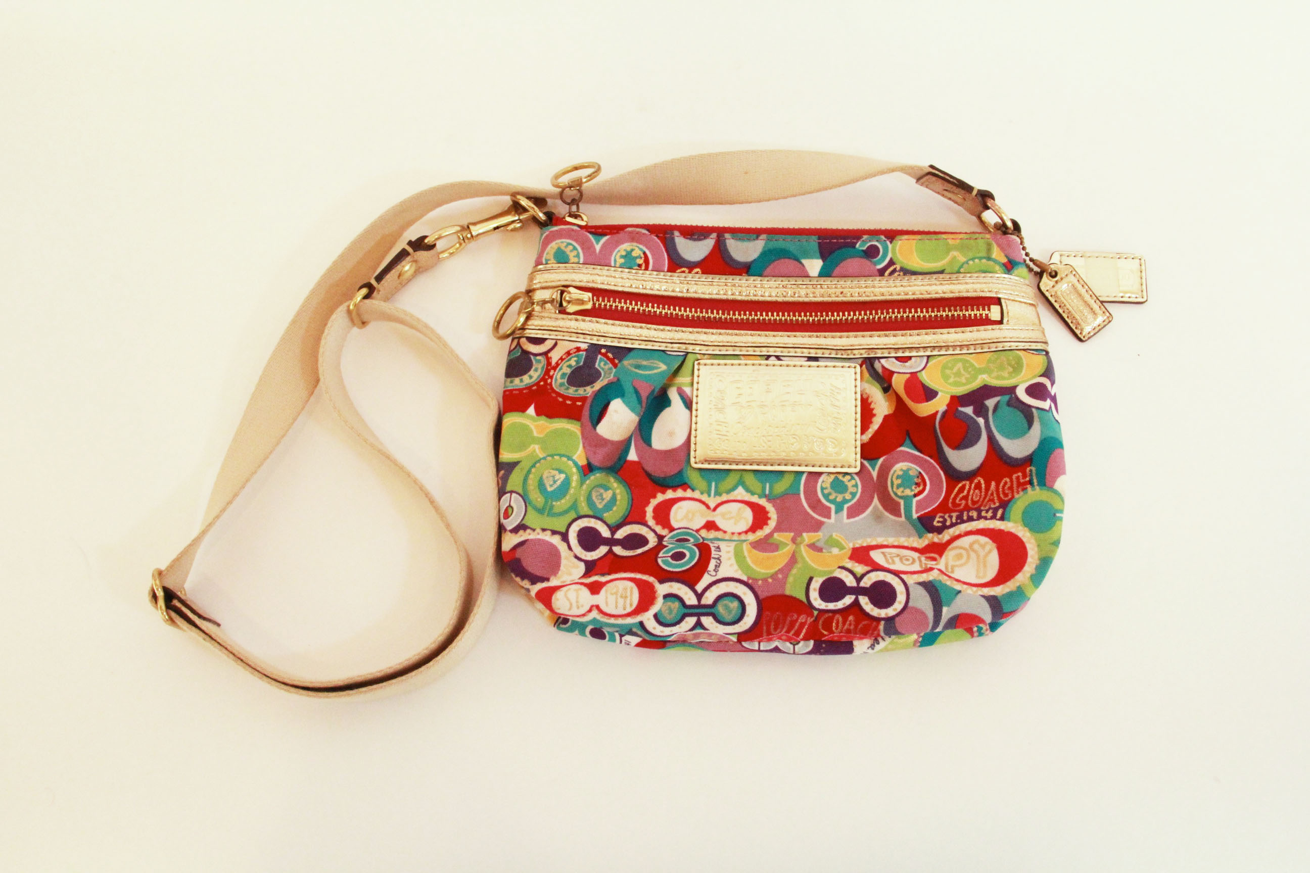 Selection of Coach Poppy Handbags