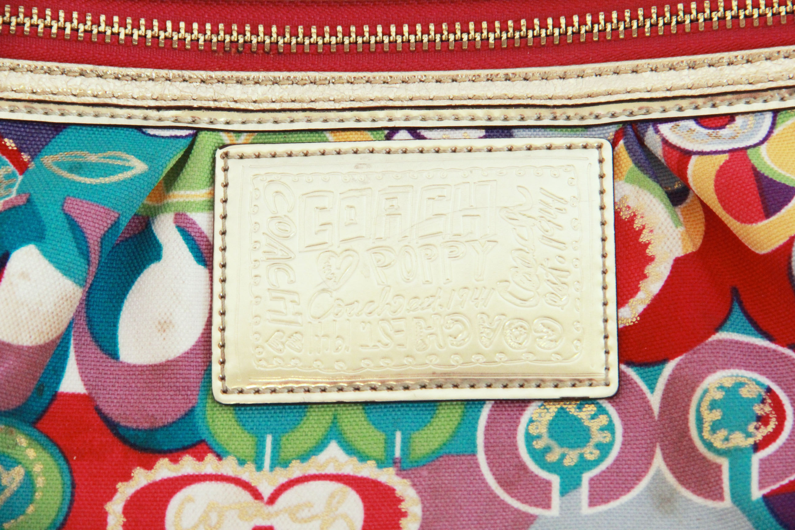 Selection of Coach Poppy Handbags