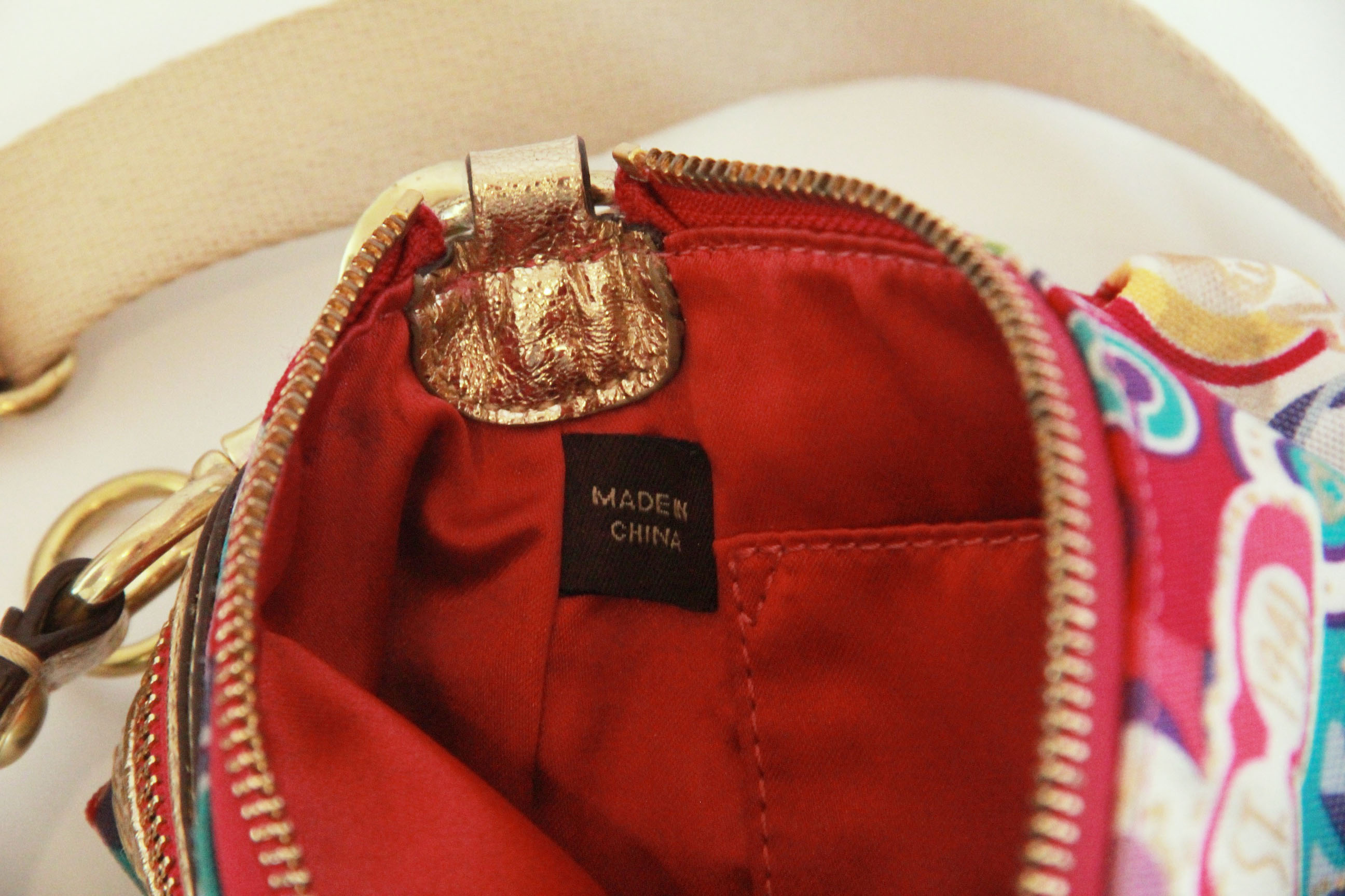 Selection of Coach Poppy Handbags