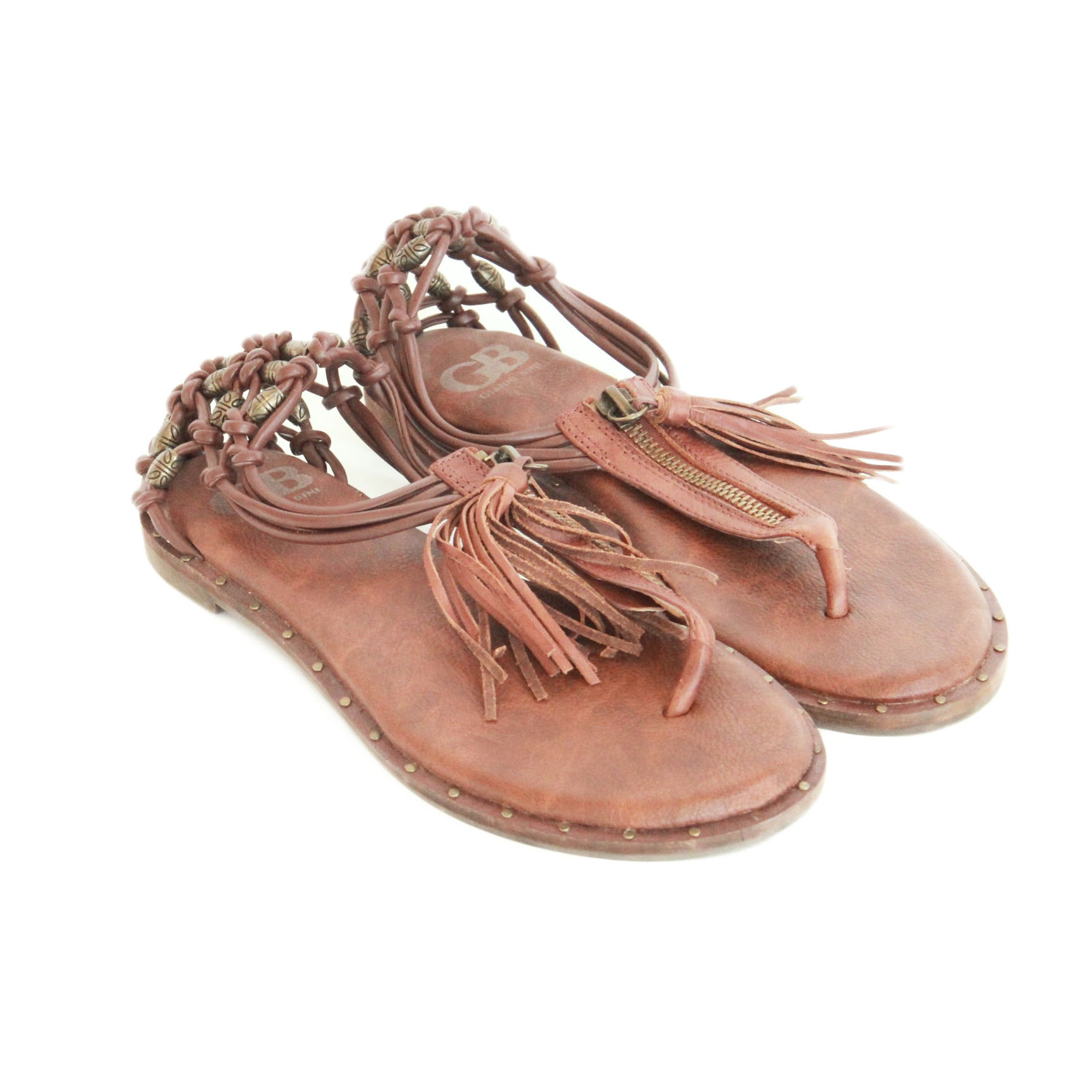 Gianni Bini Leather Sandals, 6M