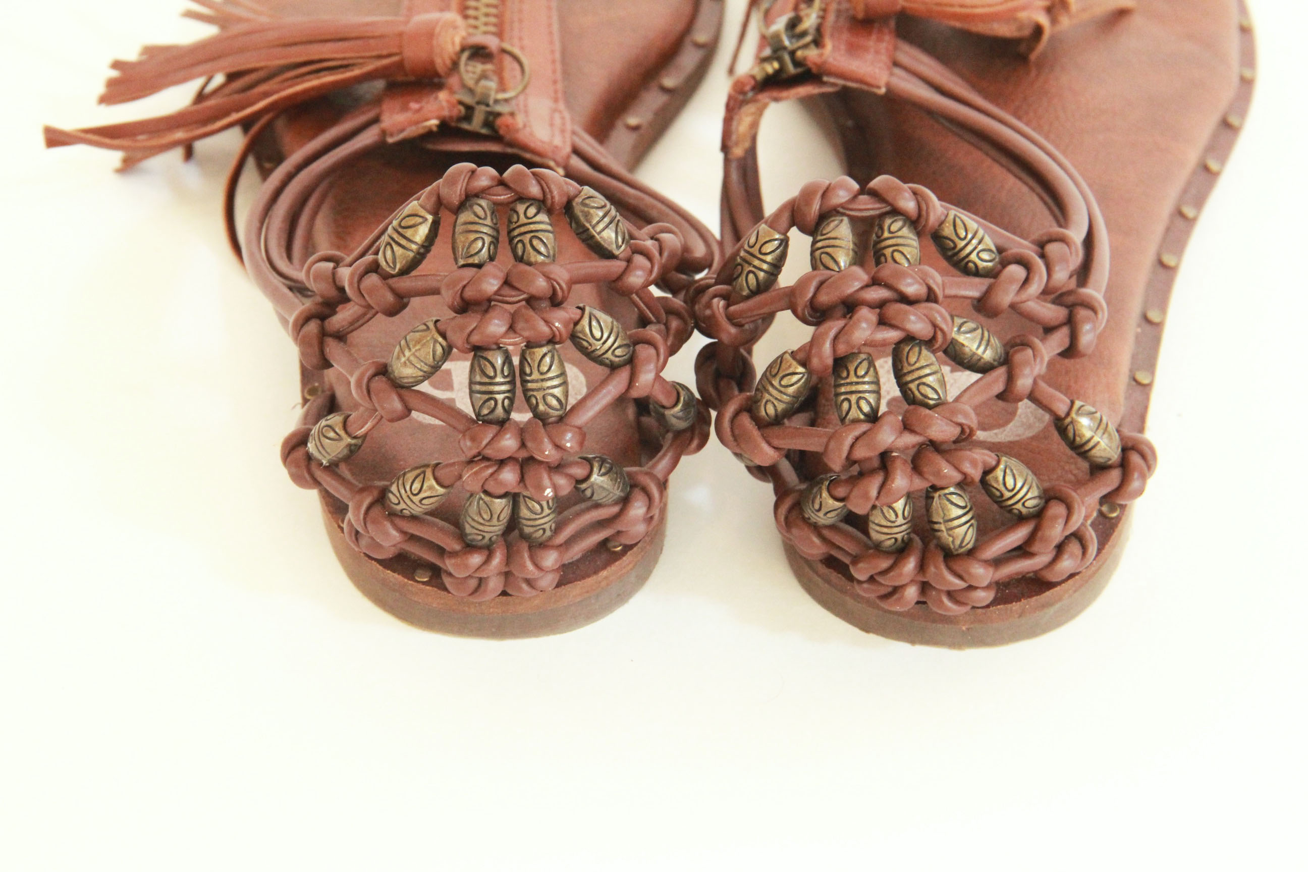 Gianni Bini Leather Sandals, 6M