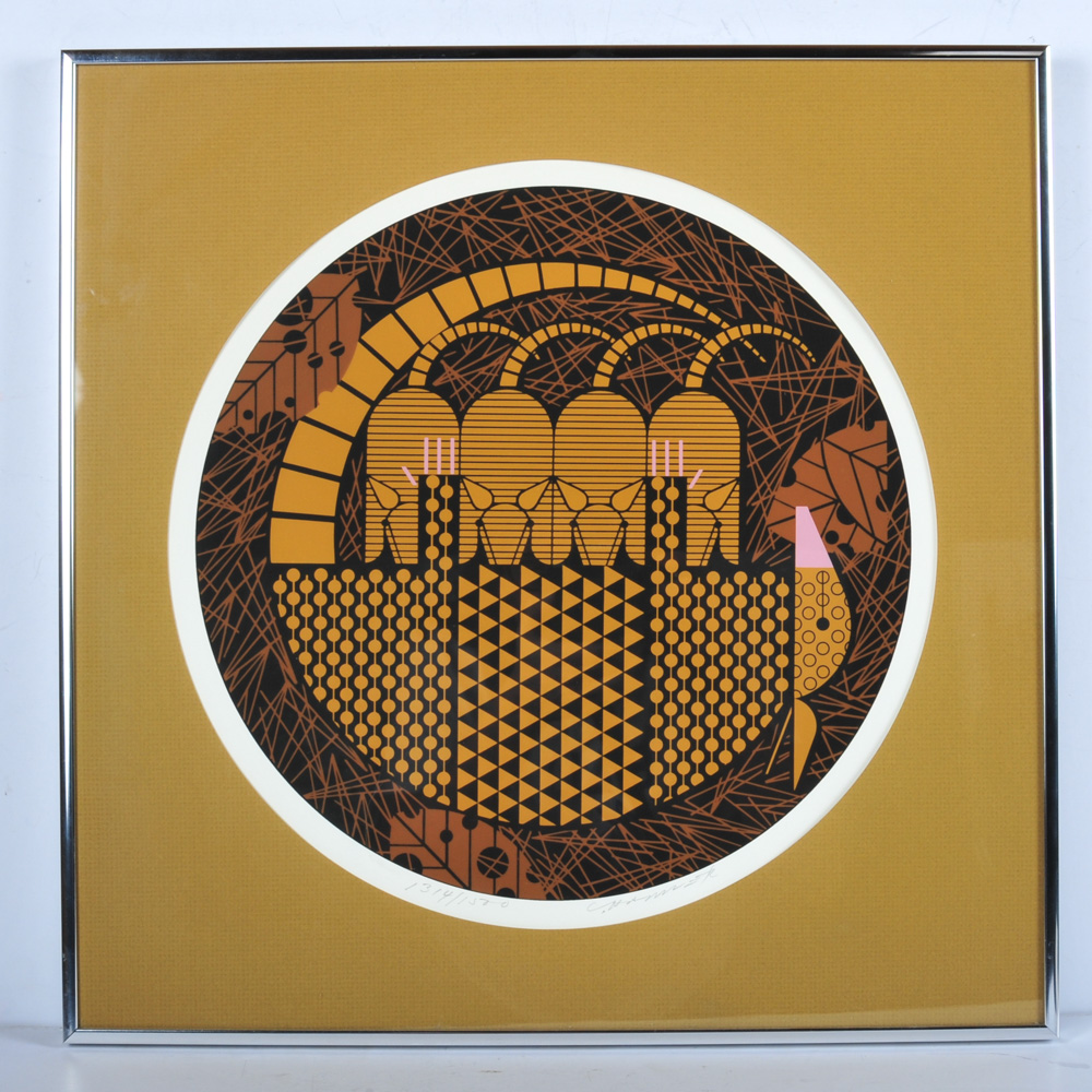 Charley Harper "Armadittos" Signed Limited Edition Serigraph