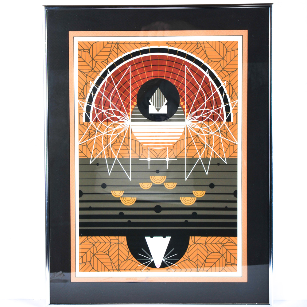 Charley Harper "Wingding" Signed Limited Edition Serigraph