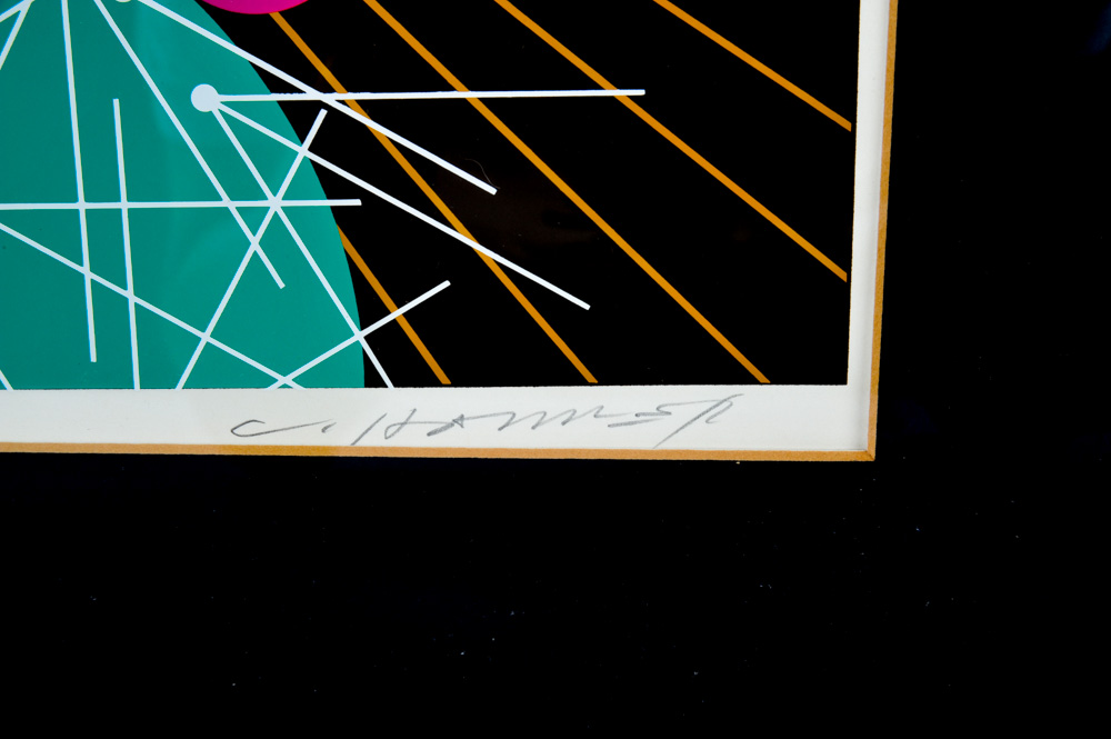 Charley Harper "Prickly Pair" Signed and Limited Edition Serigraph