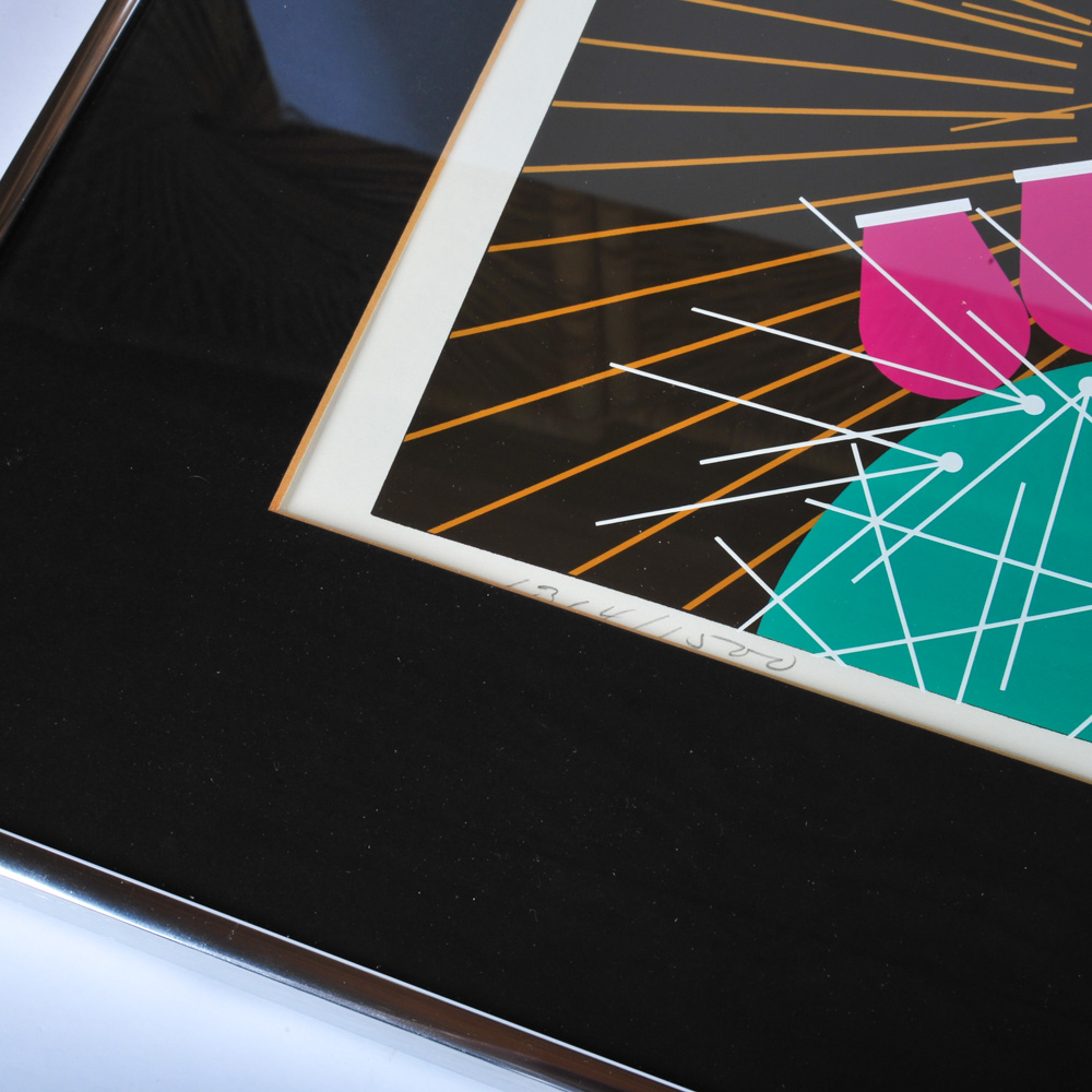 Charley Harper "Prickly Pair" Signed and Limited Edition Serigraph