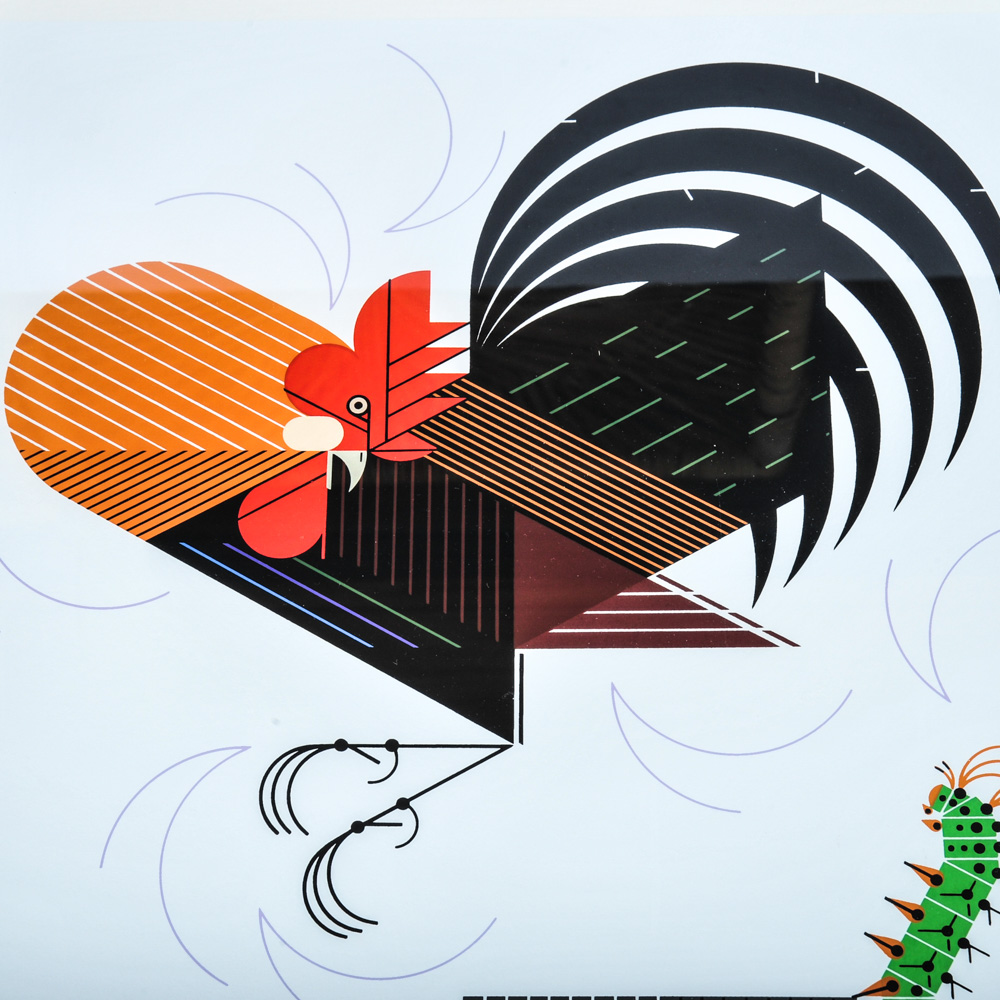 Charley Harper "Crawling Tall" Signed Limited Edition Serigraph