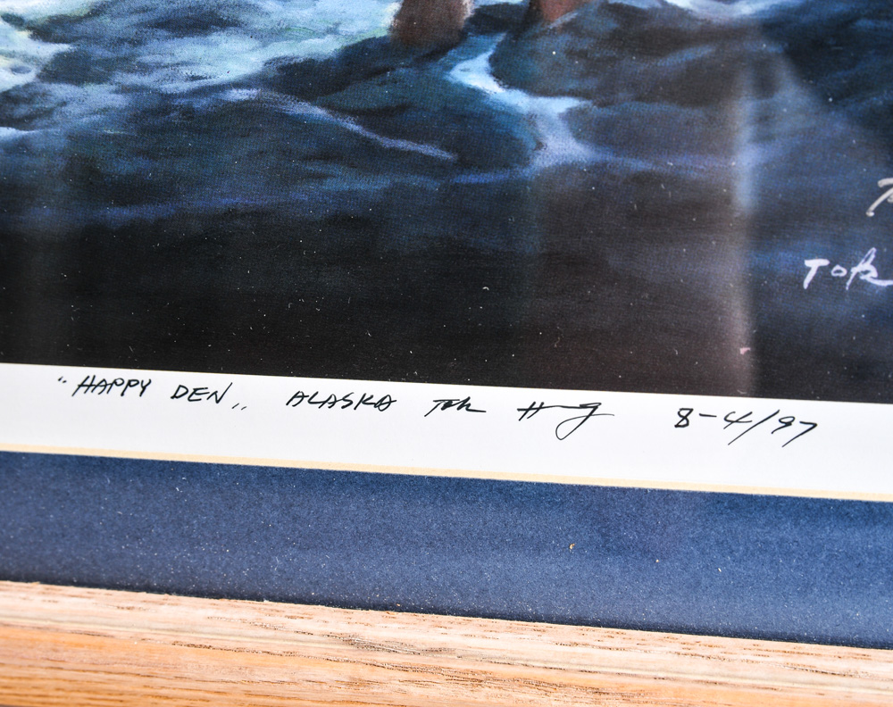 Pair of Tok Hwang Signed Limited Edition Lithgraphs