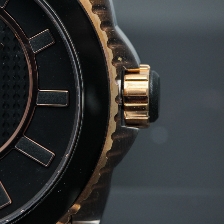 Movado Master Men's Watch with 18k Rose Gold Bezel