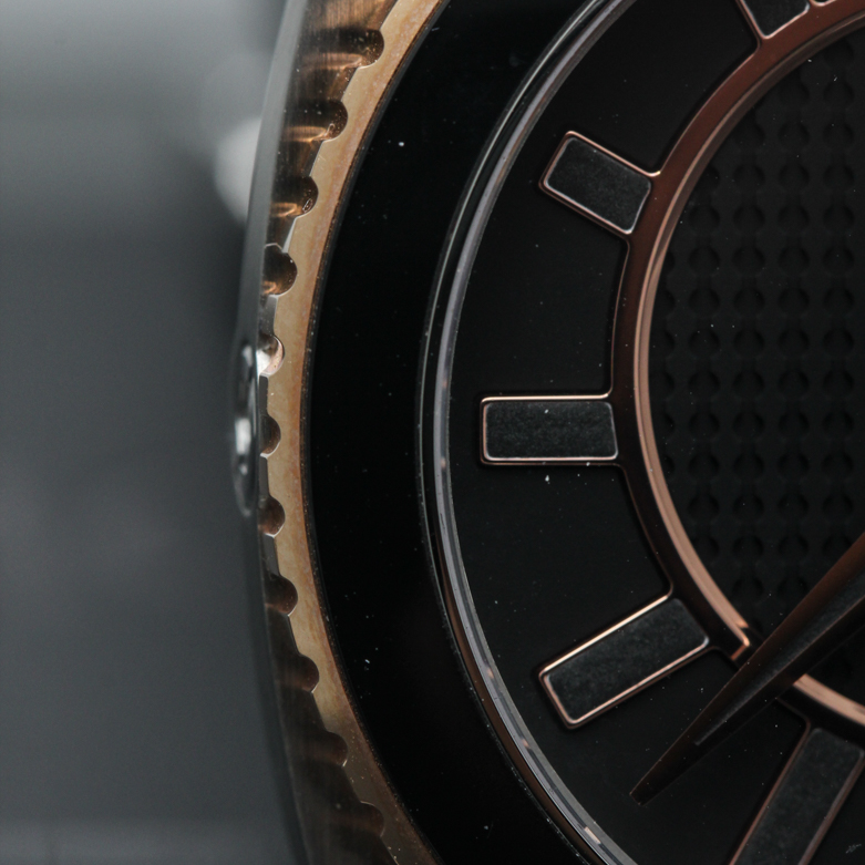 Movado Master Men's Watch with 18k Rose Gold Bezel