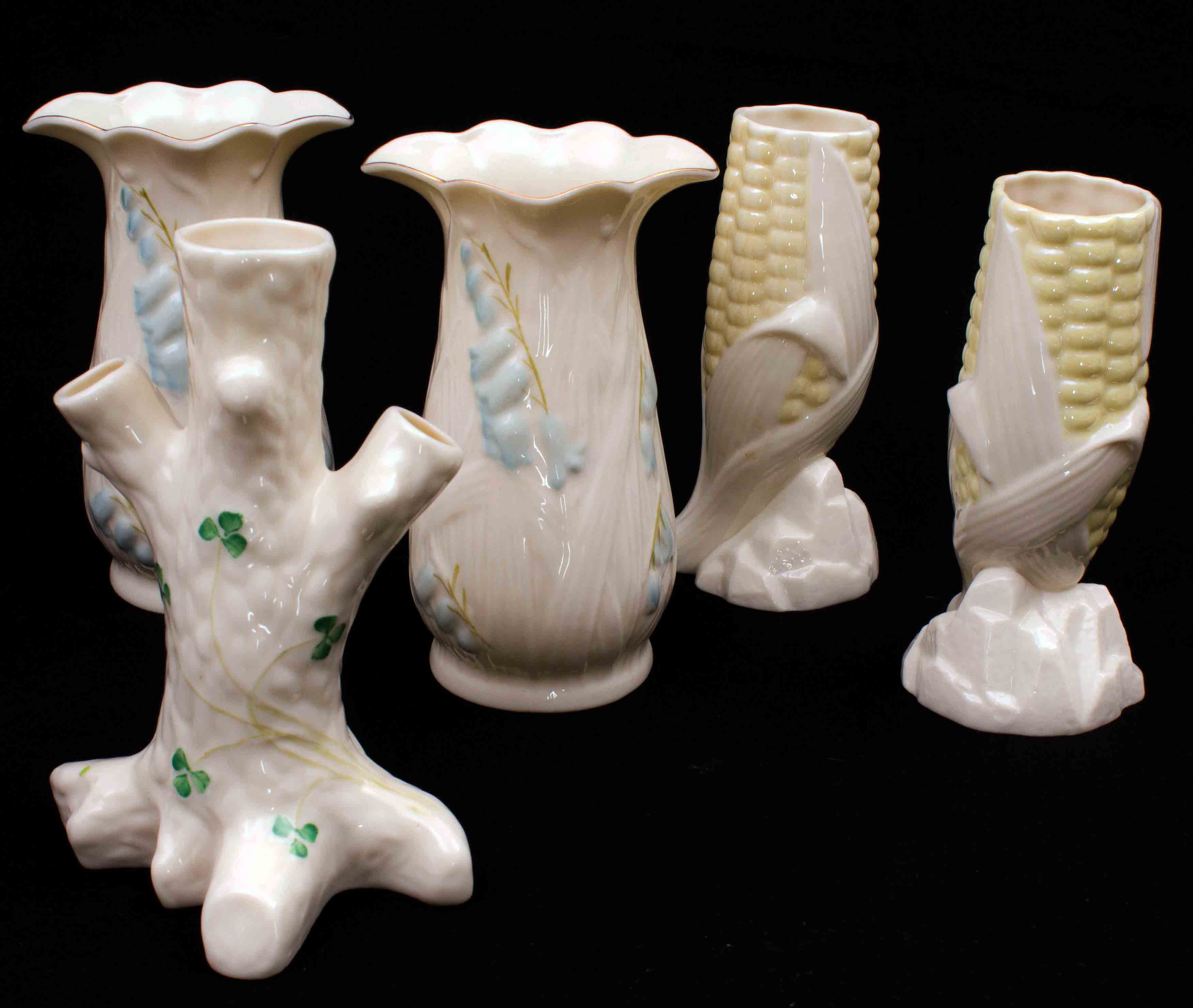 Collection of Belleek China Various Generation Marks