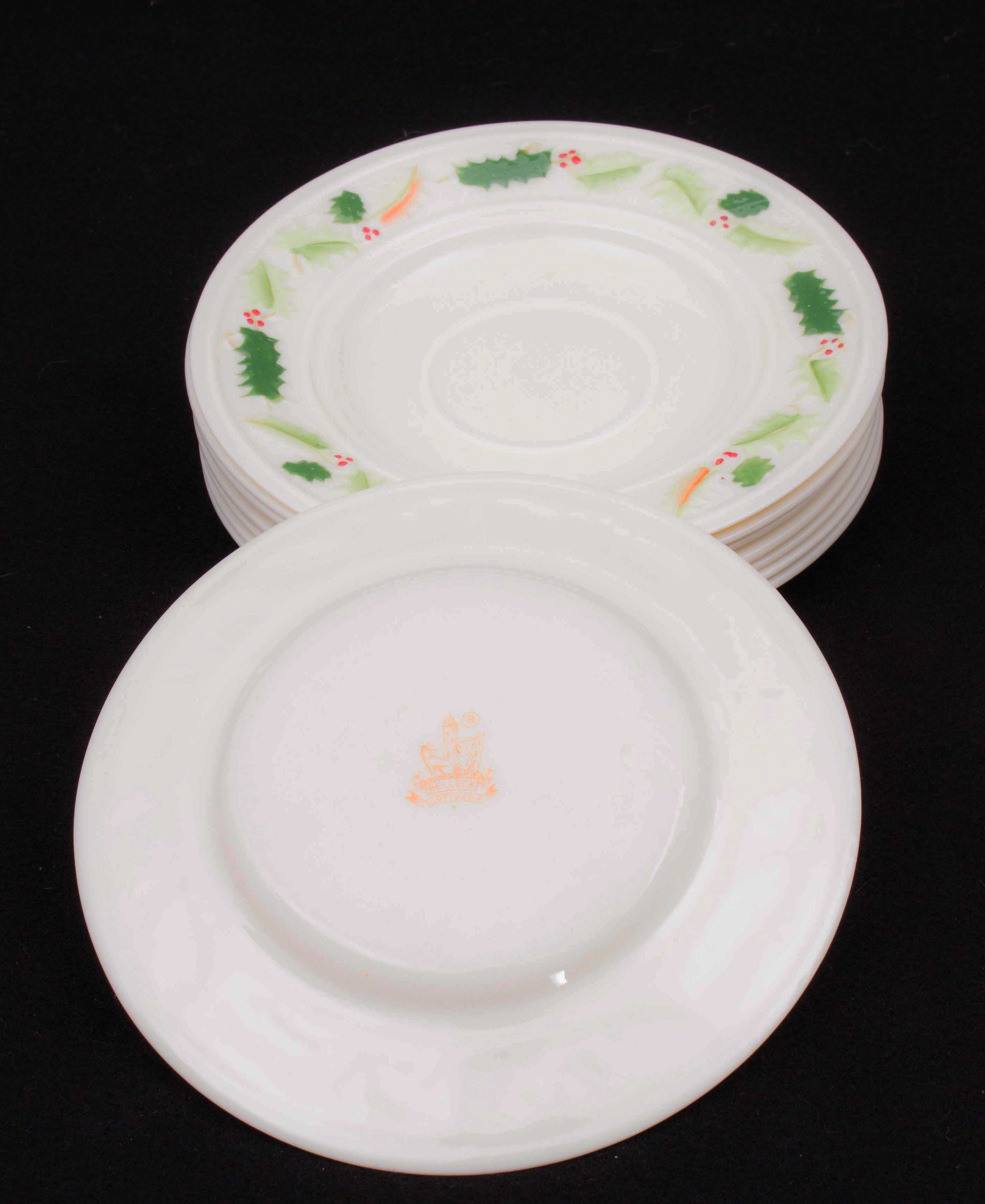 Collection of Belleek China Various Generation Marks