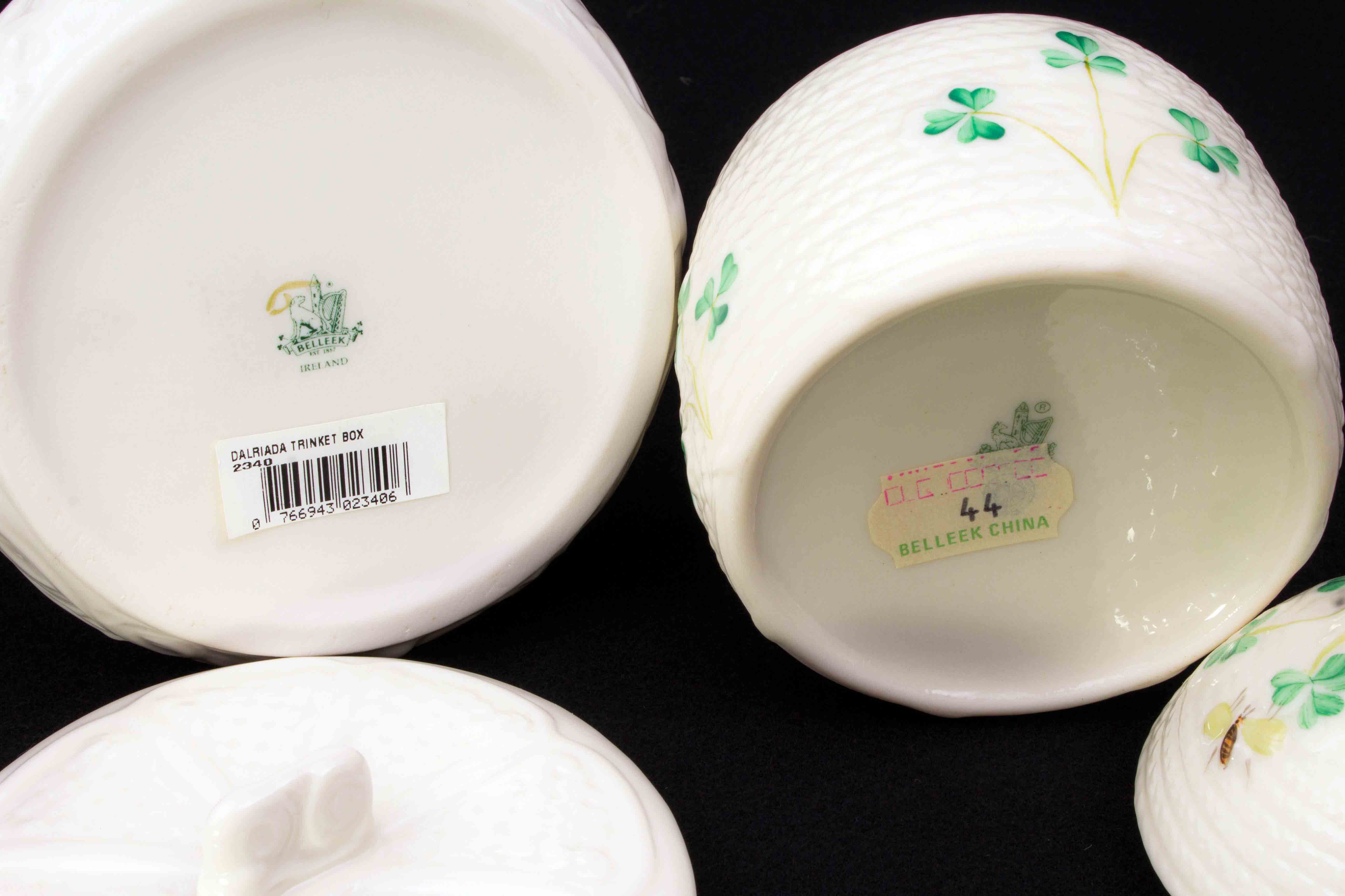 Collection of Belleek China Various Generation Marks