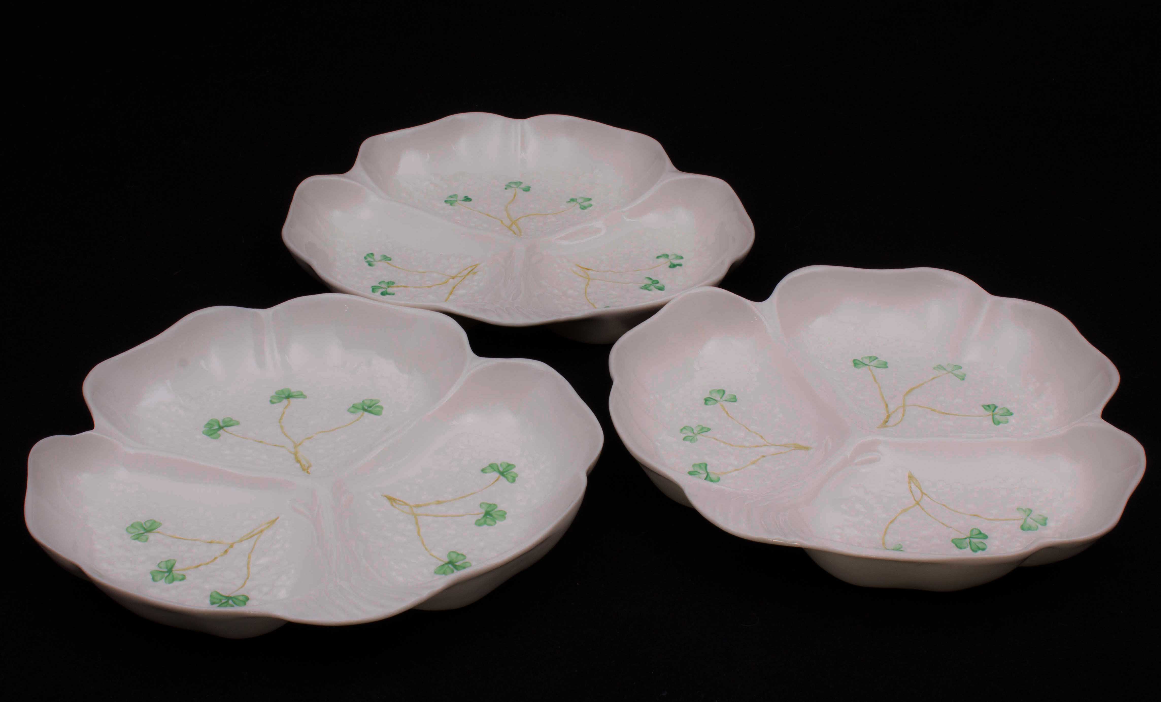 Collection of Belleek China Various Generation Marks