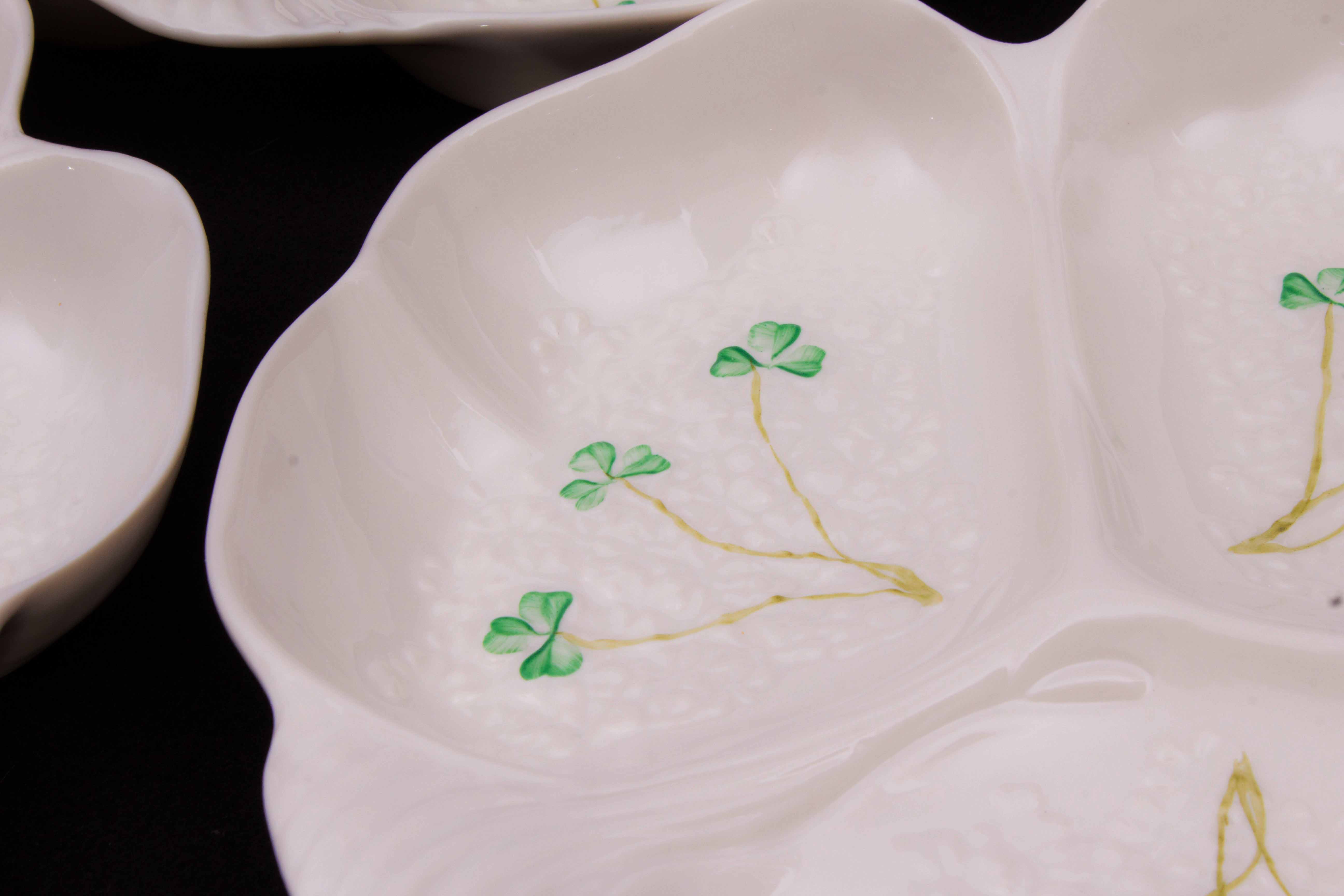 Collection of Belleek China Various Generation Marks