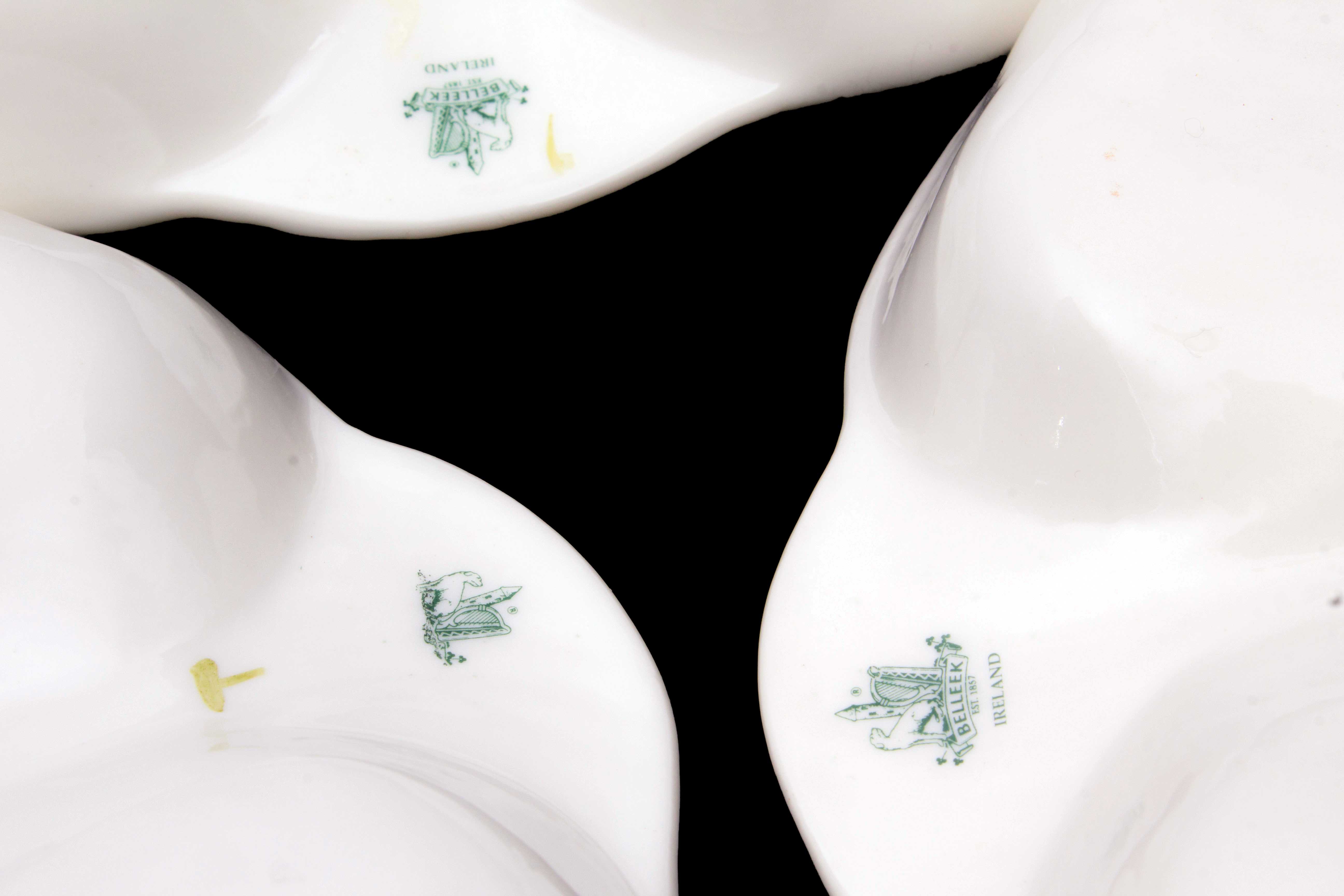 Collection of Belleek China Various Generation Marks