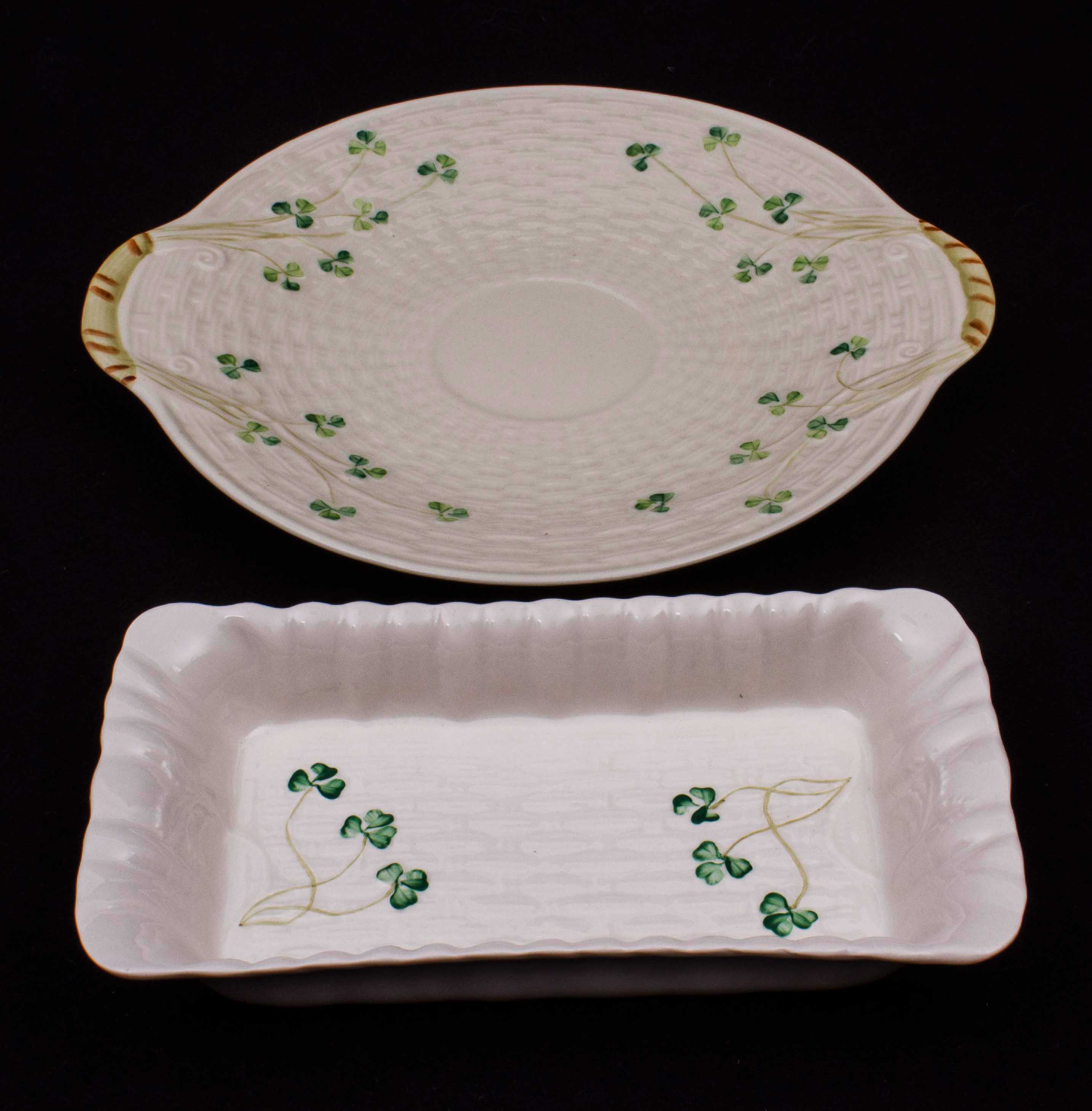 Collection of Belleek China Various Generation Marks