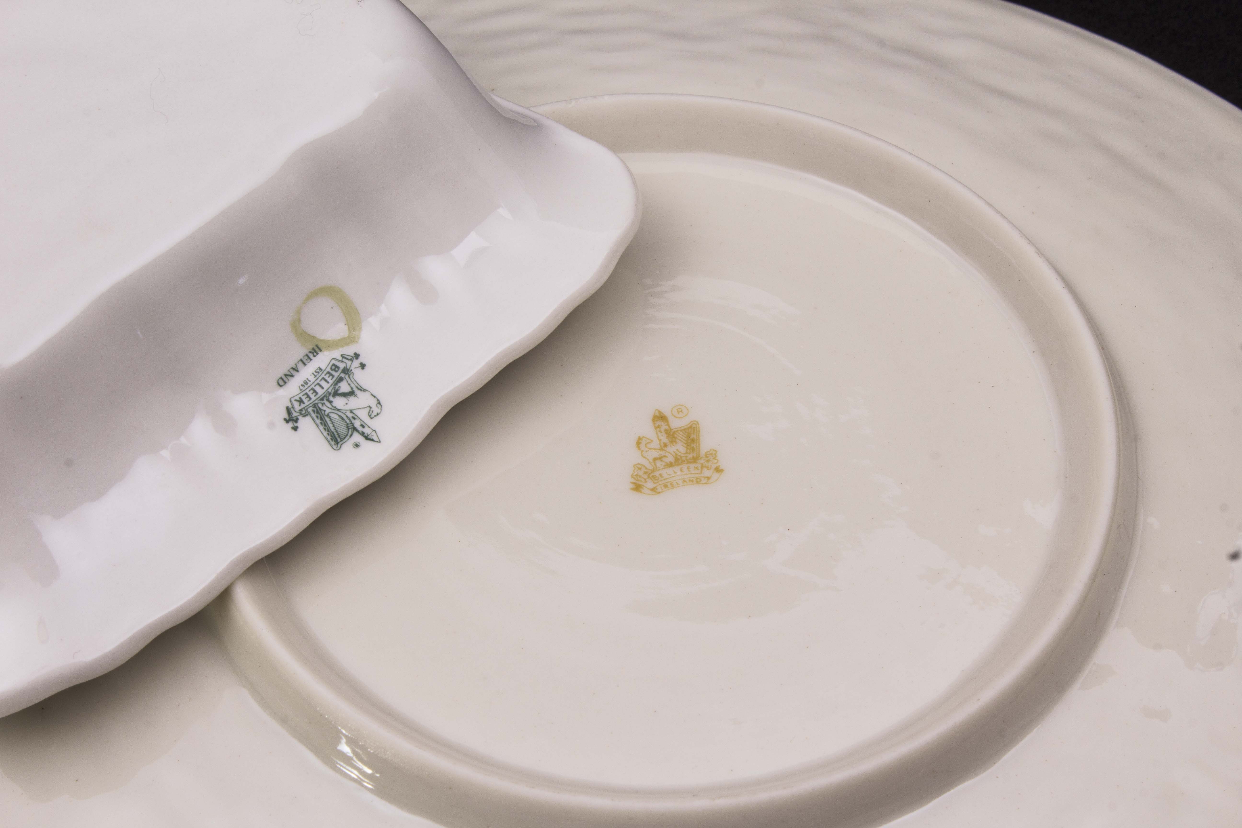 Collection of Belleek China Various Generation Marks