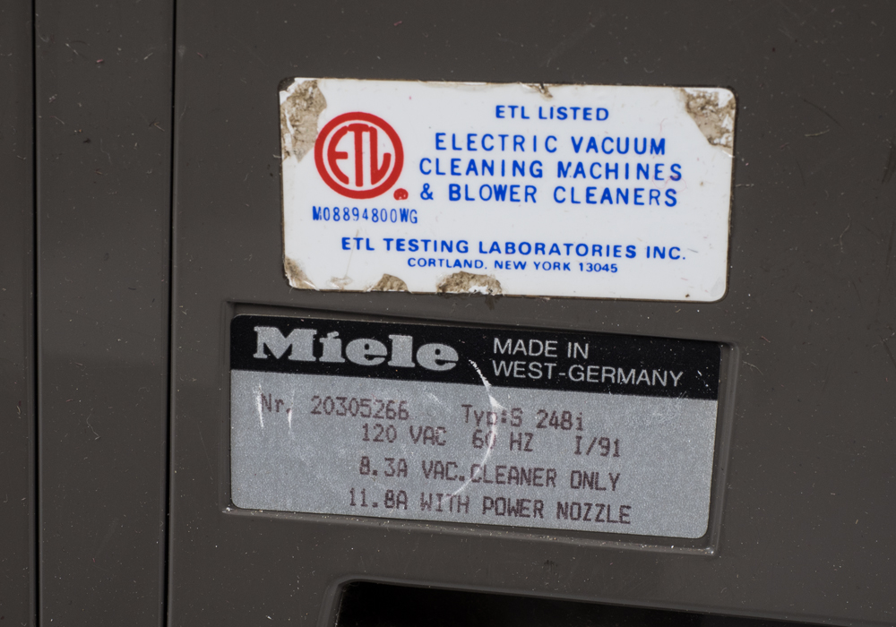 Miele Deluxe S 248i Vacuum Cleaner and Accessories