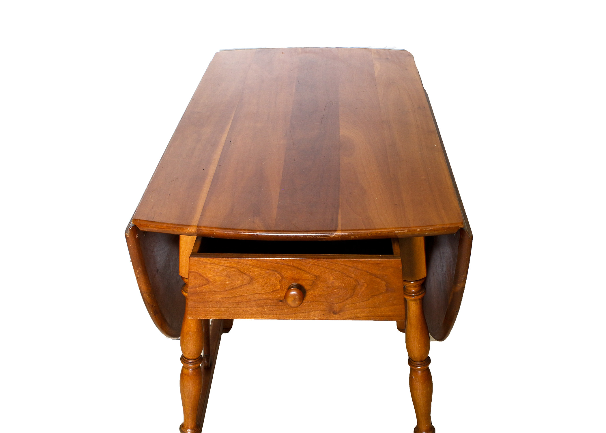 Vintage Signed Stickley Drop Leaf Dining Table