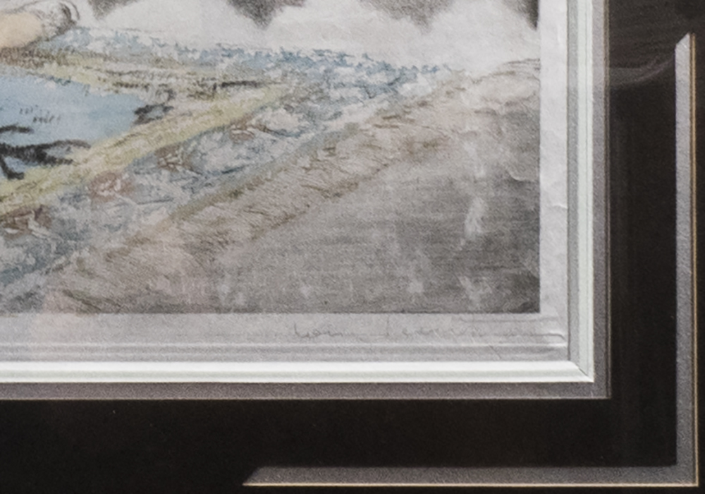 Signed Louis Icart "Scheherazade" Framed Etching